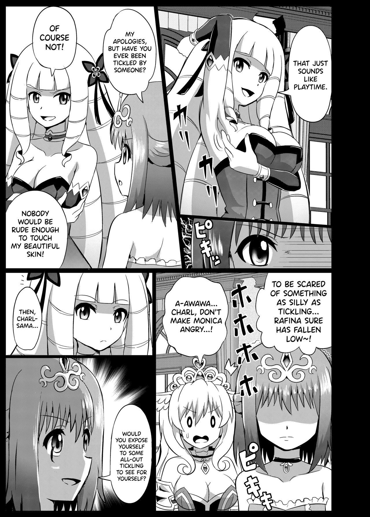 Takabisha Hime Oshioki Kusuguri Jigoku | Punishment of a High-Handed Princess Tickling Hell page 5 full