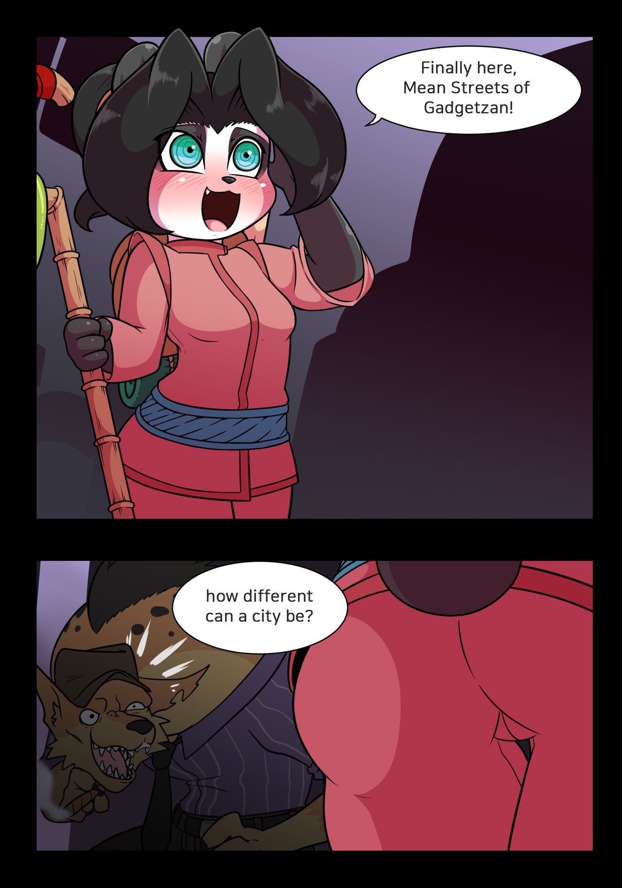 Wherewolf - Story of the town panda and the country panda page 2 full