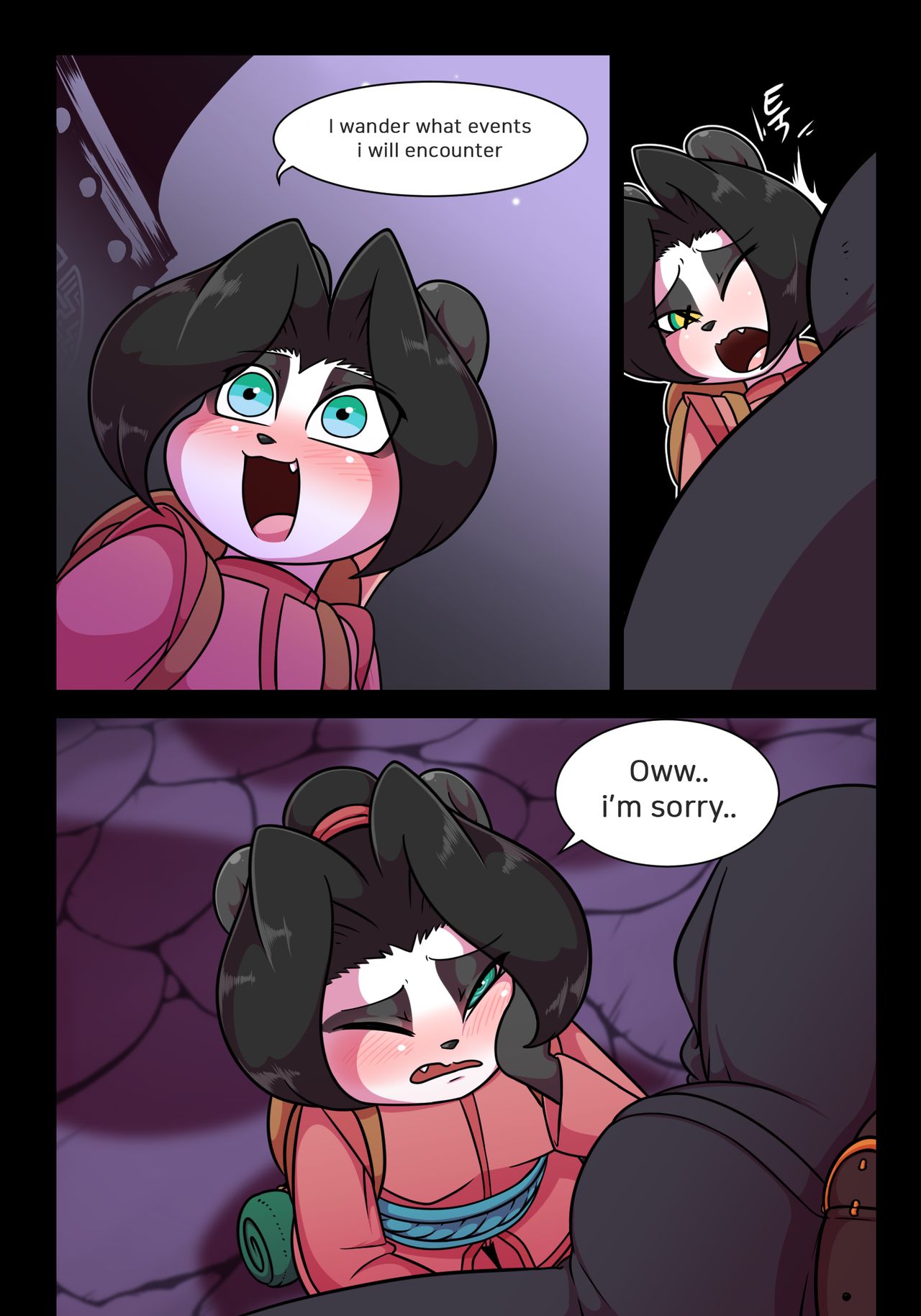 Wherewolf - Story of the town panda and the country panda page 3 full