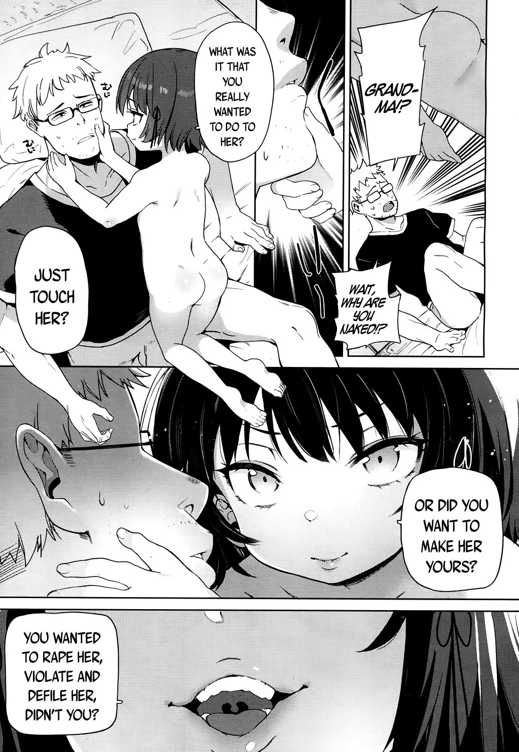 Lolikko ni Eroi Koto Shite mo Babaa nanode Hinan Sareru Iware wa Nai yo ne | I Can Lewd the Loli All I Want, and Nobody Can Criticise Me Because She’s a Grandma! page 5 full