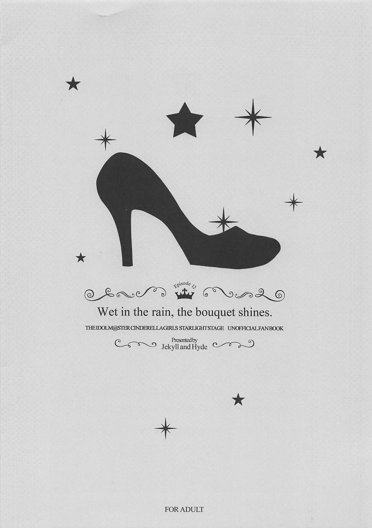 Wet in the rain, the bouquet shines. page 8 full