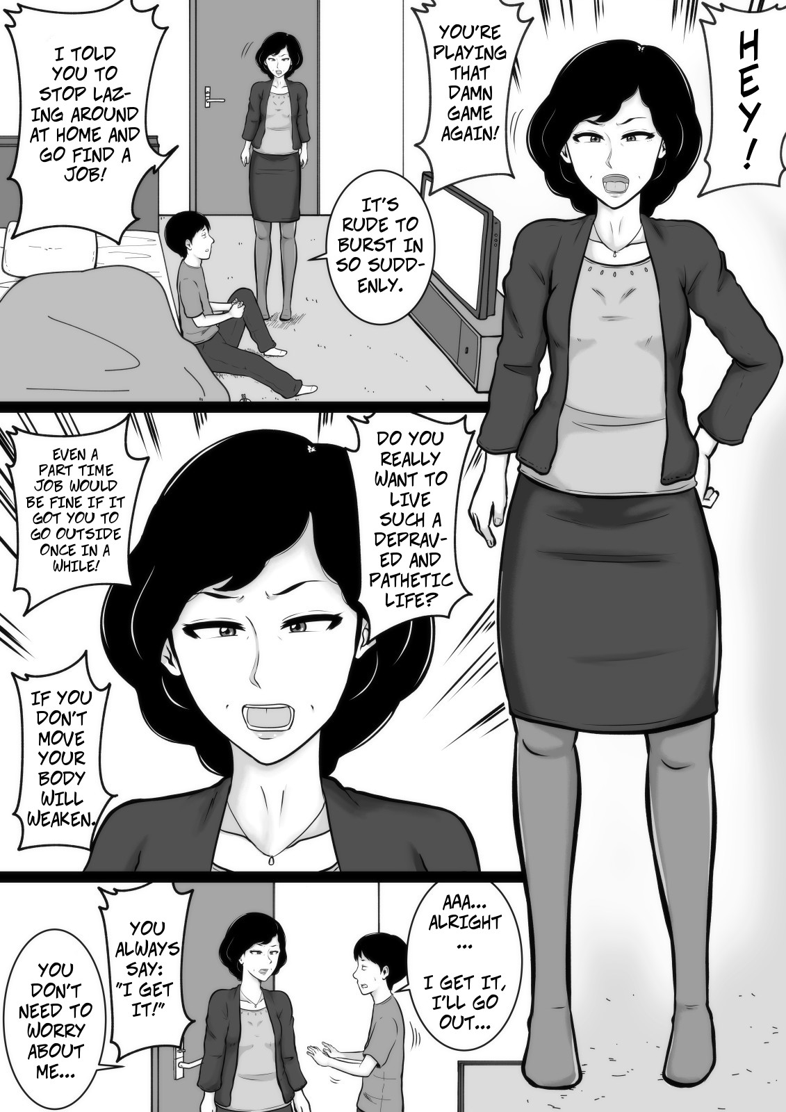 Kuchiurusai Oba | My Annoying Aunt page 4 full