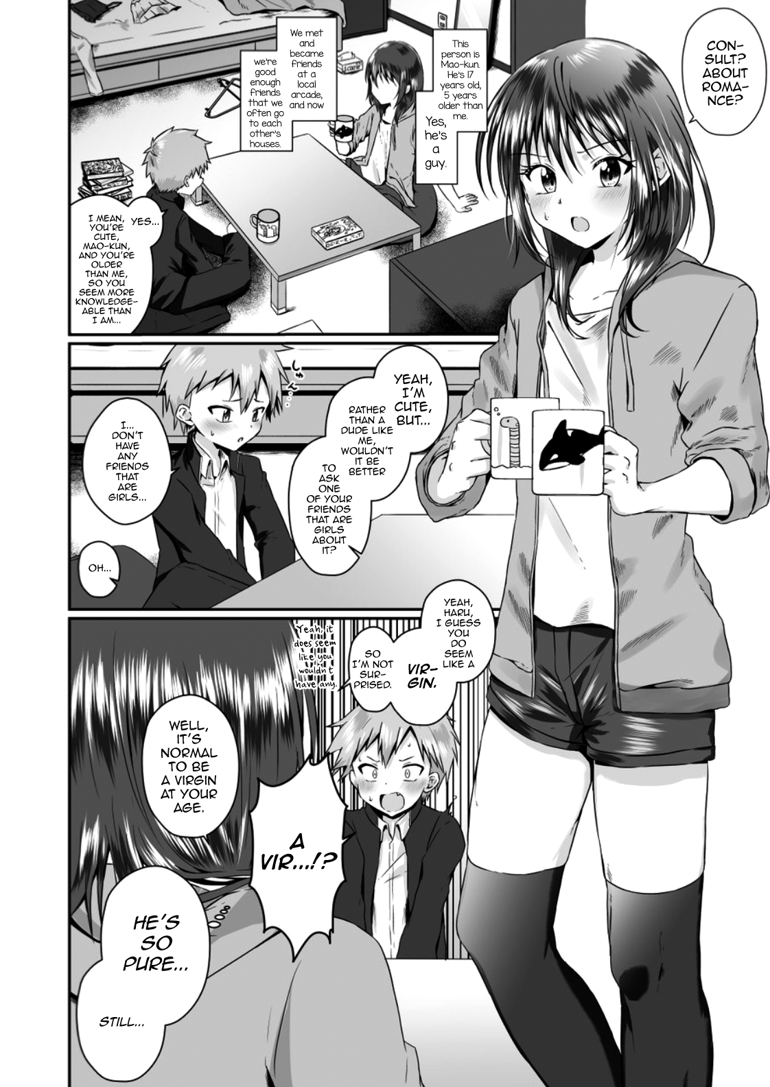 Chotto S na Onee-san ni Otokonoko ga Horareru Hanashi page 4 full