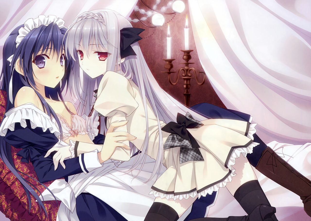 Tsuki ni Yorisou Otome no Sahou official visual fanbook page 2 full