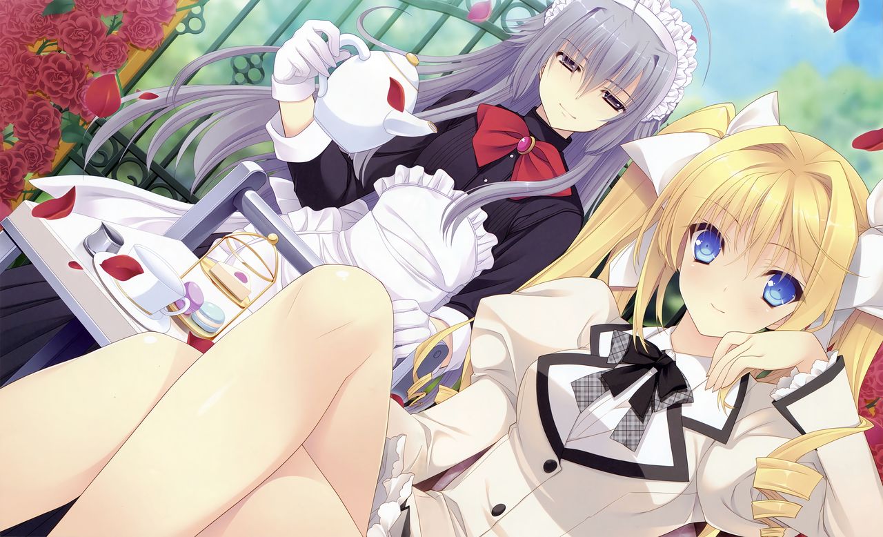 Tsuki ni Yorisou Otome no Sahou official visual fanbook page 4 full