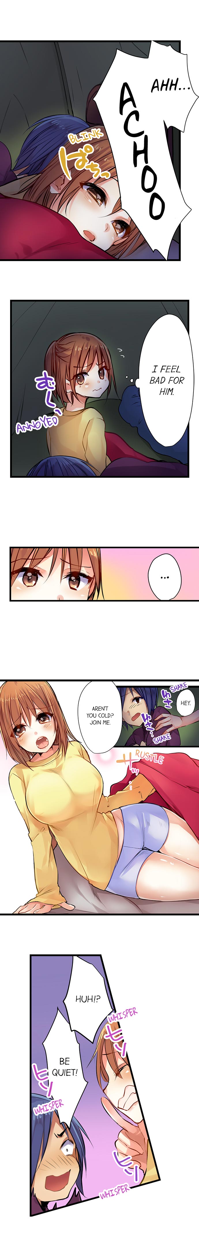 Nebukuro Ecchi ~ Senpai! Haitte ii desu ka? | Sex in the Sleeping Bag. Can I Join You? page 6 full