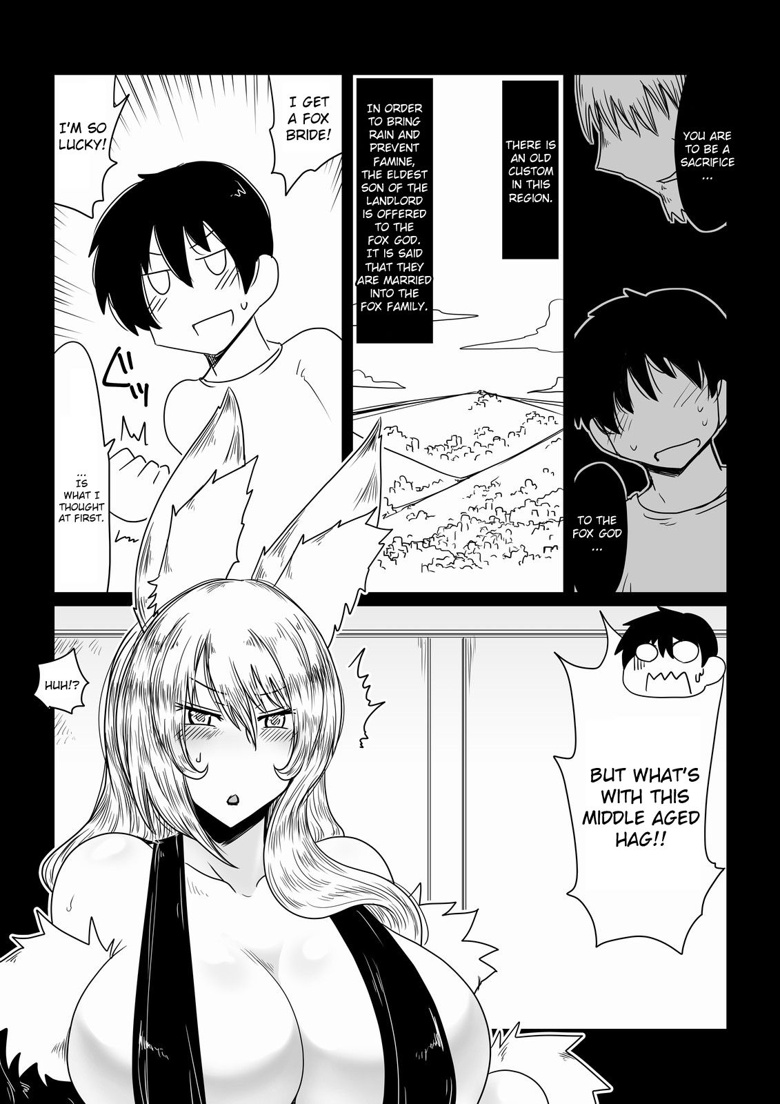 Kitsune ni Mukoiri. | Getting Married to a Mature Fox. page 1 full
