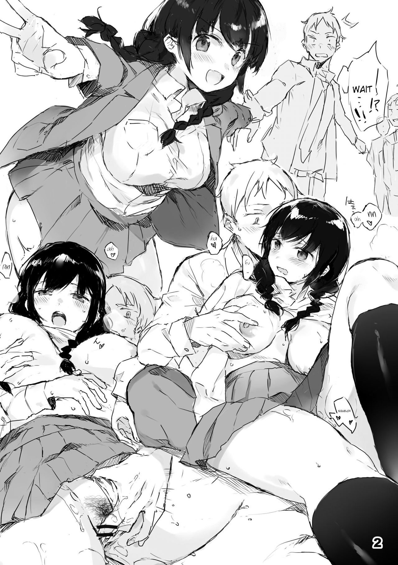 H na Joshikousei Tsume 2 | Naughty Schoolgirls Collection 2 page 3 full