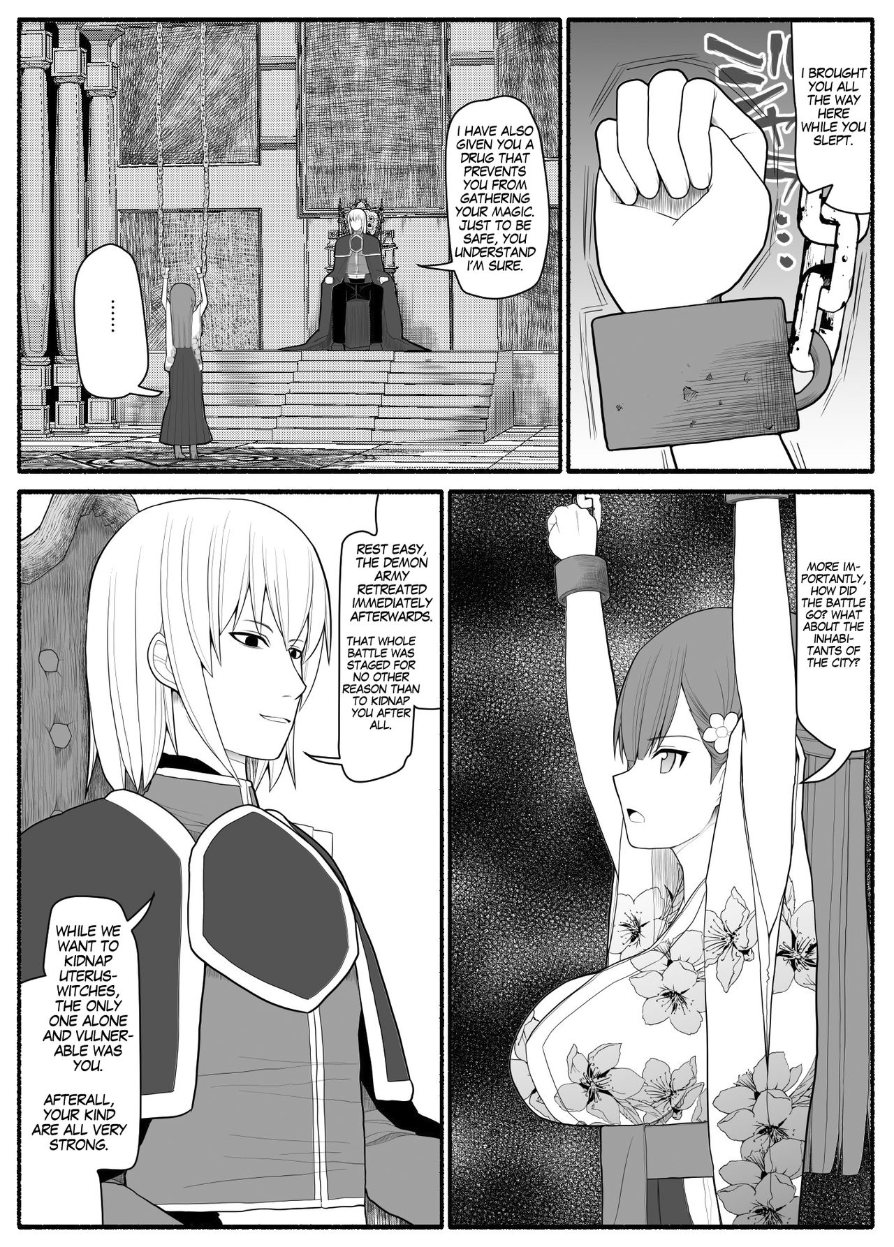 Shikyuu Majo VS Joukyuu Majin | Uterus-Magician VS Senior Demon page 7 full
