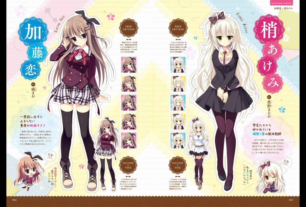 Majo Koi Nikki - Visual Fanbook page 10 full