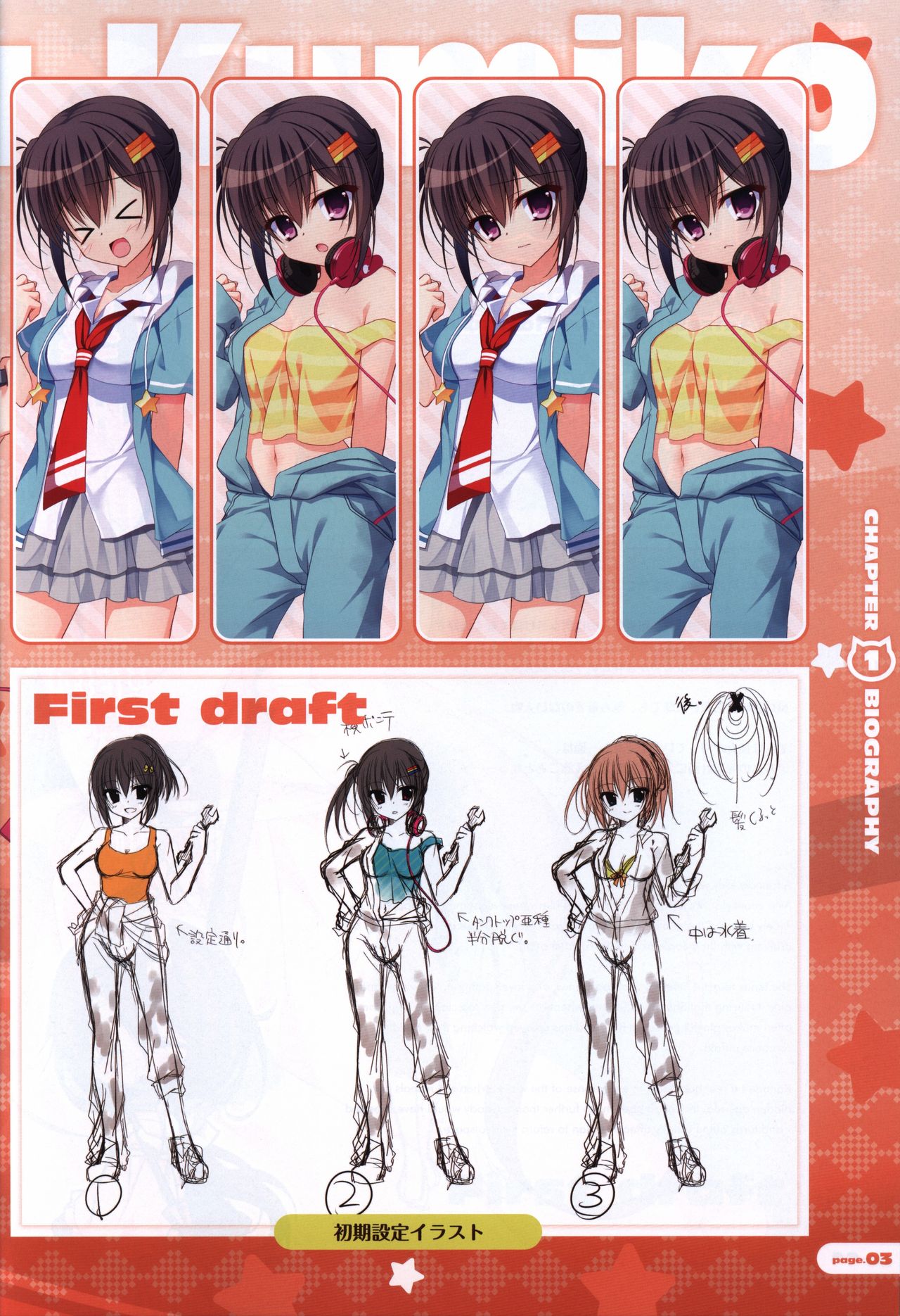 CORONA BLOSSOM Artbook Vol.3 page 4 full