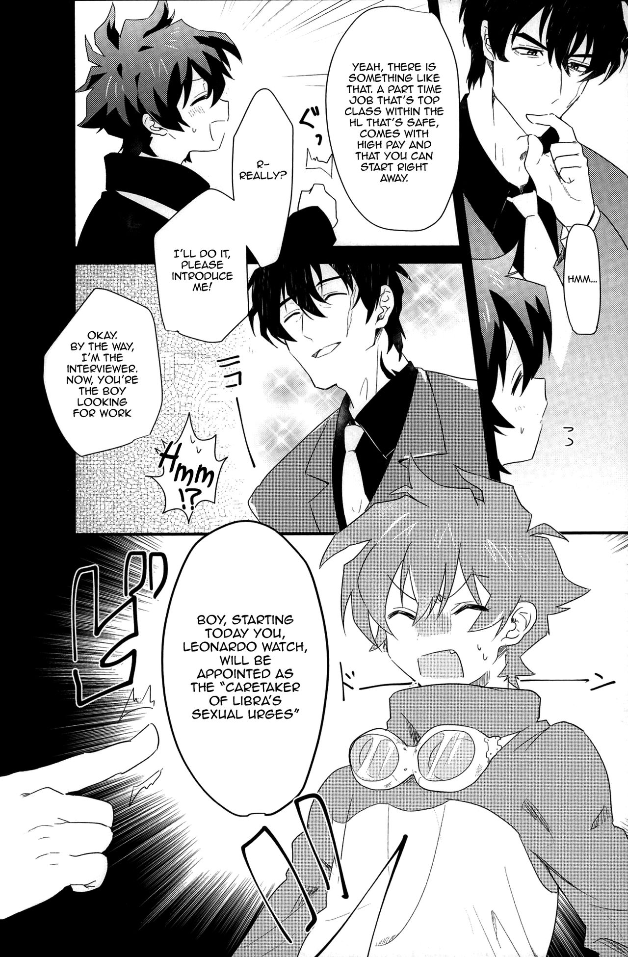 Leonardo-kun wa Libra Senzoku Seiyoku Shori-gakari | Leonardo Is the Caretaker of Libra’s Sexual Urges page 5 full