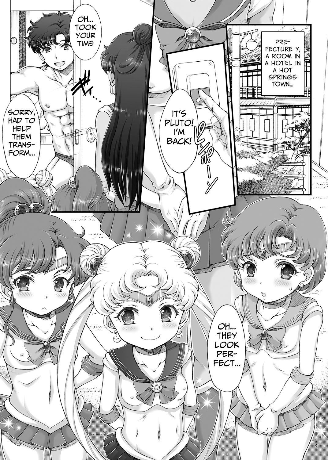 Bishoujo Senshi JS-ka Keikaku Sailor Delivery Health Half Age page 3 full