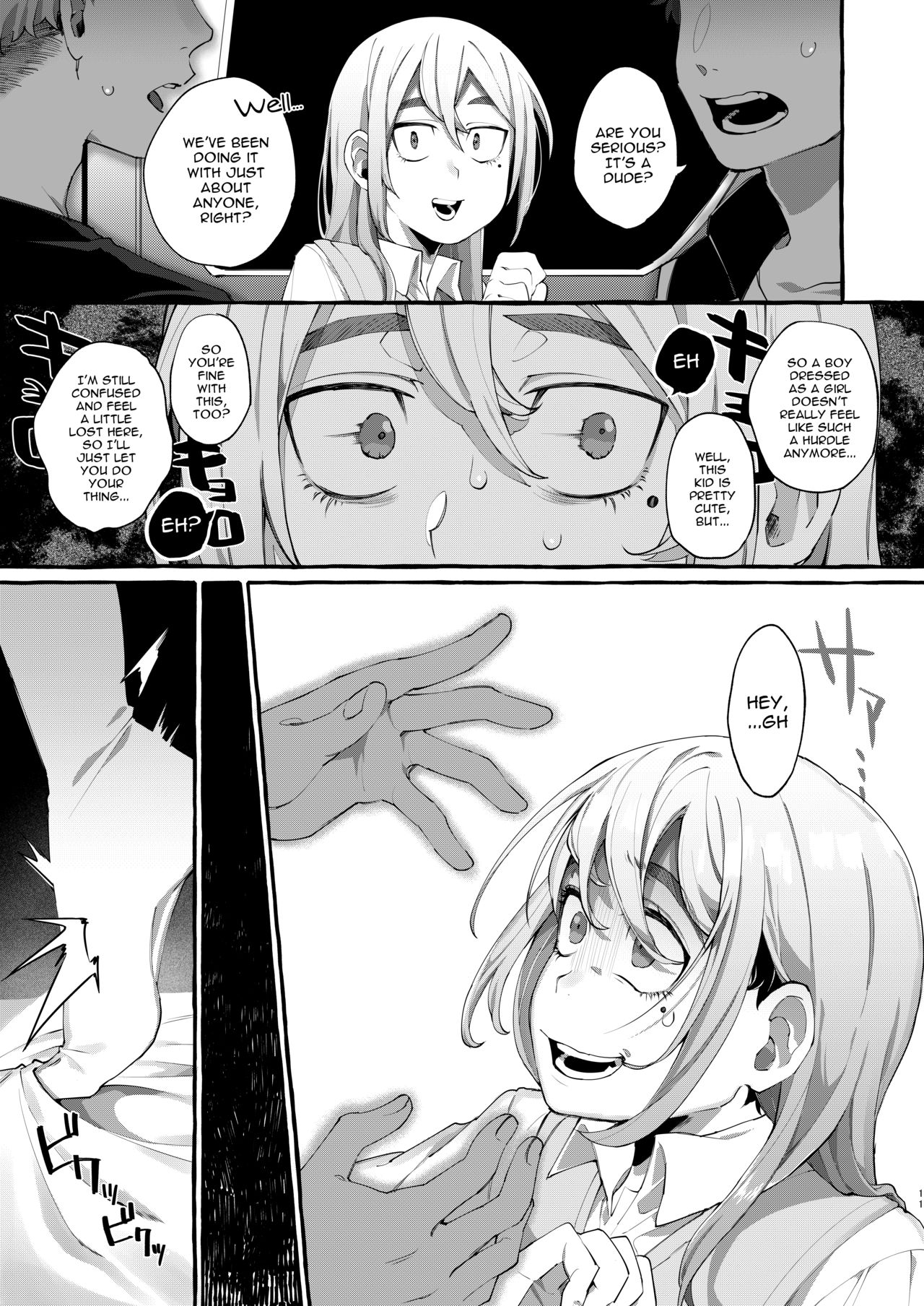 Joshigakusei o Rachi Yuukai Shita to Omottara Otokonoko datta.  We Thought We Kidnapped and Drove Away with a Girl Student, but It Turned out to be a Girly Boy. page 10 full
