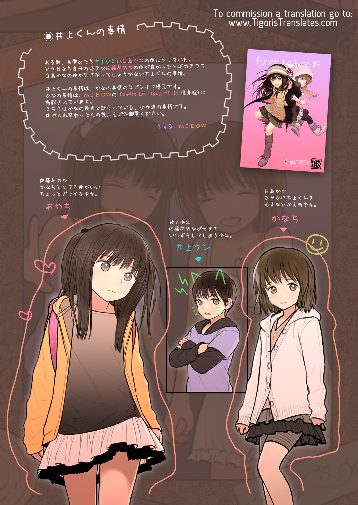 Inoue-kun no Jijou page 1 full