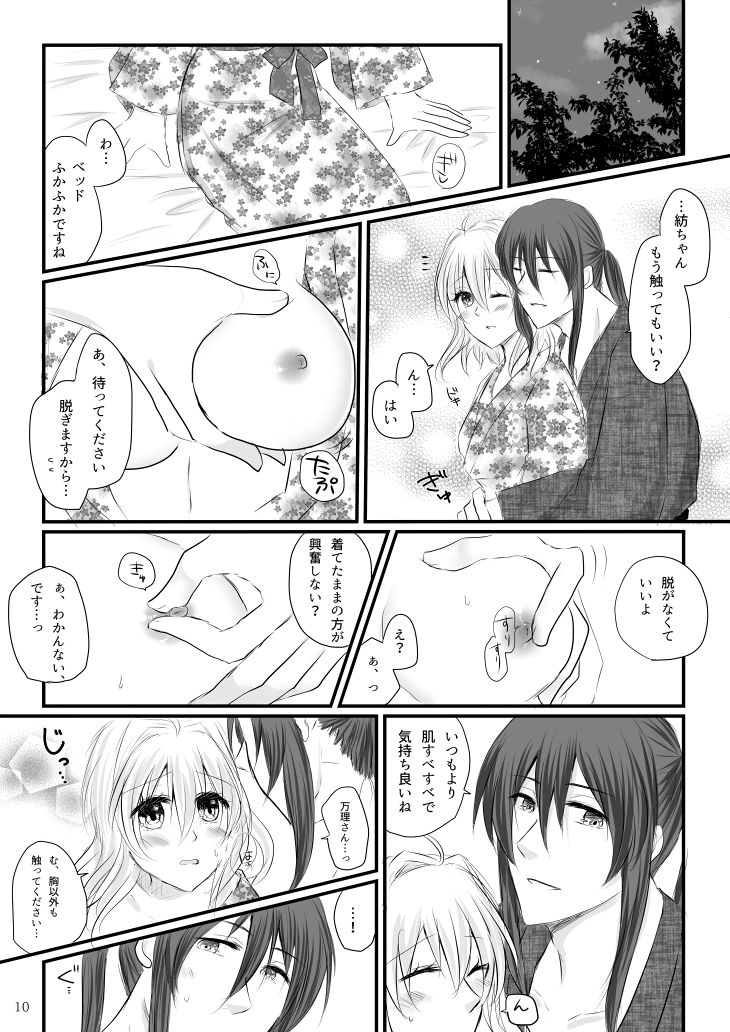 Banri-san to Tsumugi-chan no Shippori Yukemuri Futaritabi + Omakebon page 8 full