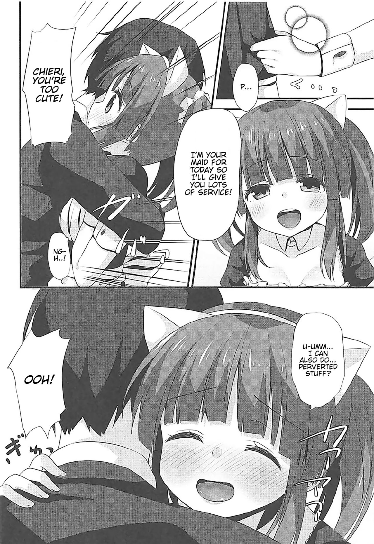 Nekomimi to Maid to Chieri to Ecchi | Cat Ears, Maid, and Sex with Chieri page 3 full