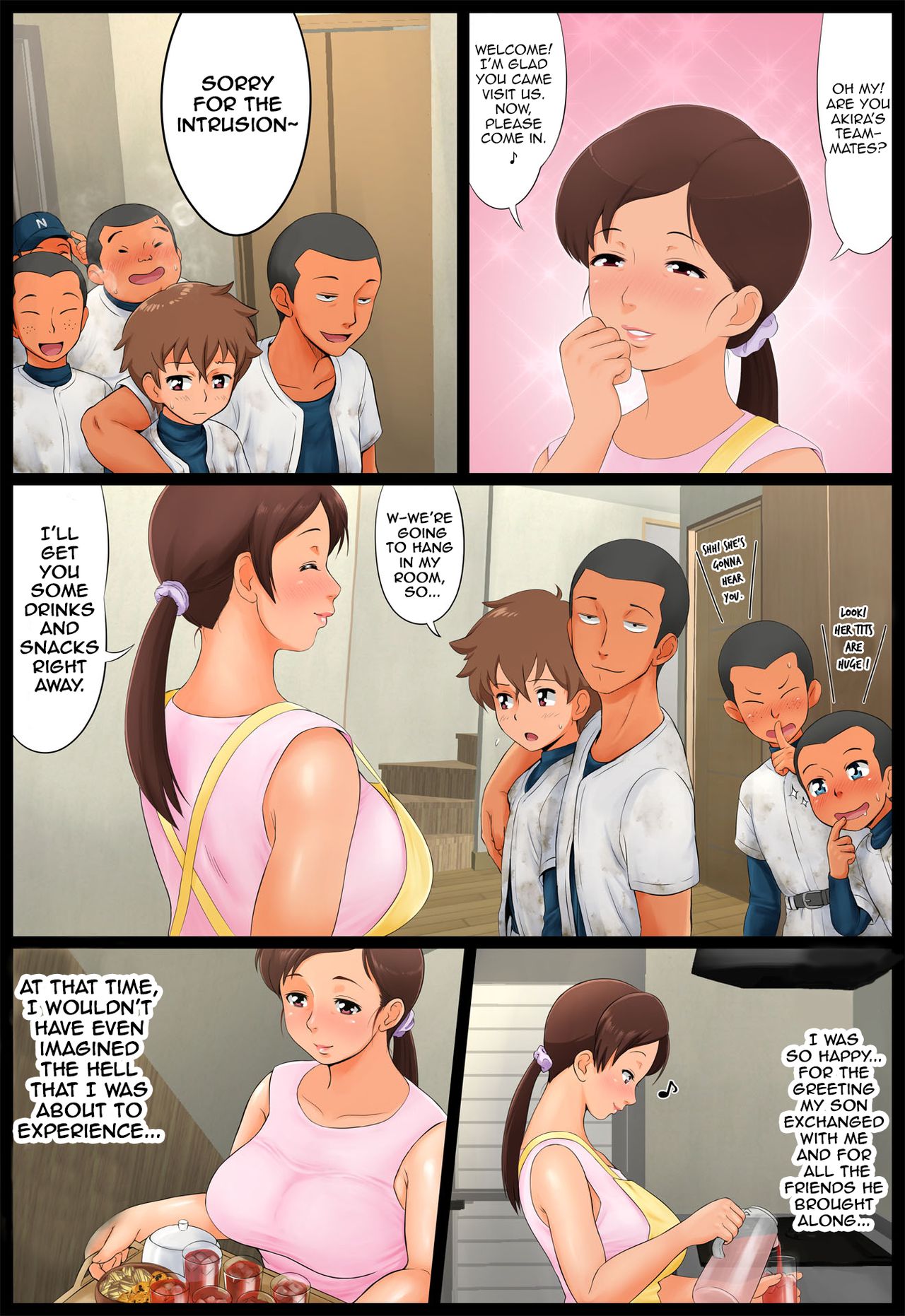 Musuko no Doukyuusei ni Nerawareta Hahaoya page 7 full