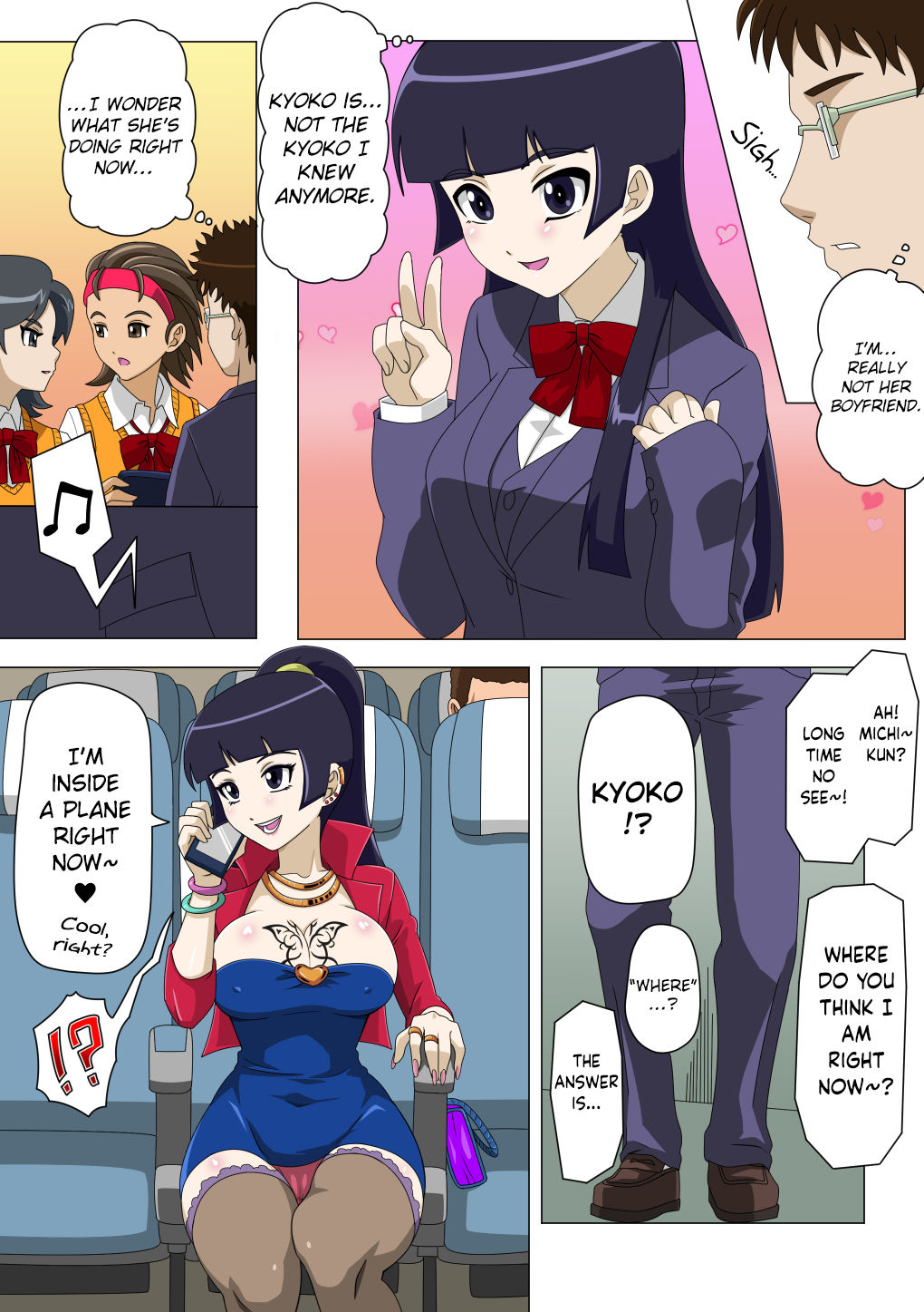 Ryuugaku Shita Osananajimi 2 || My Kyoko Abroad 2 page 3 full