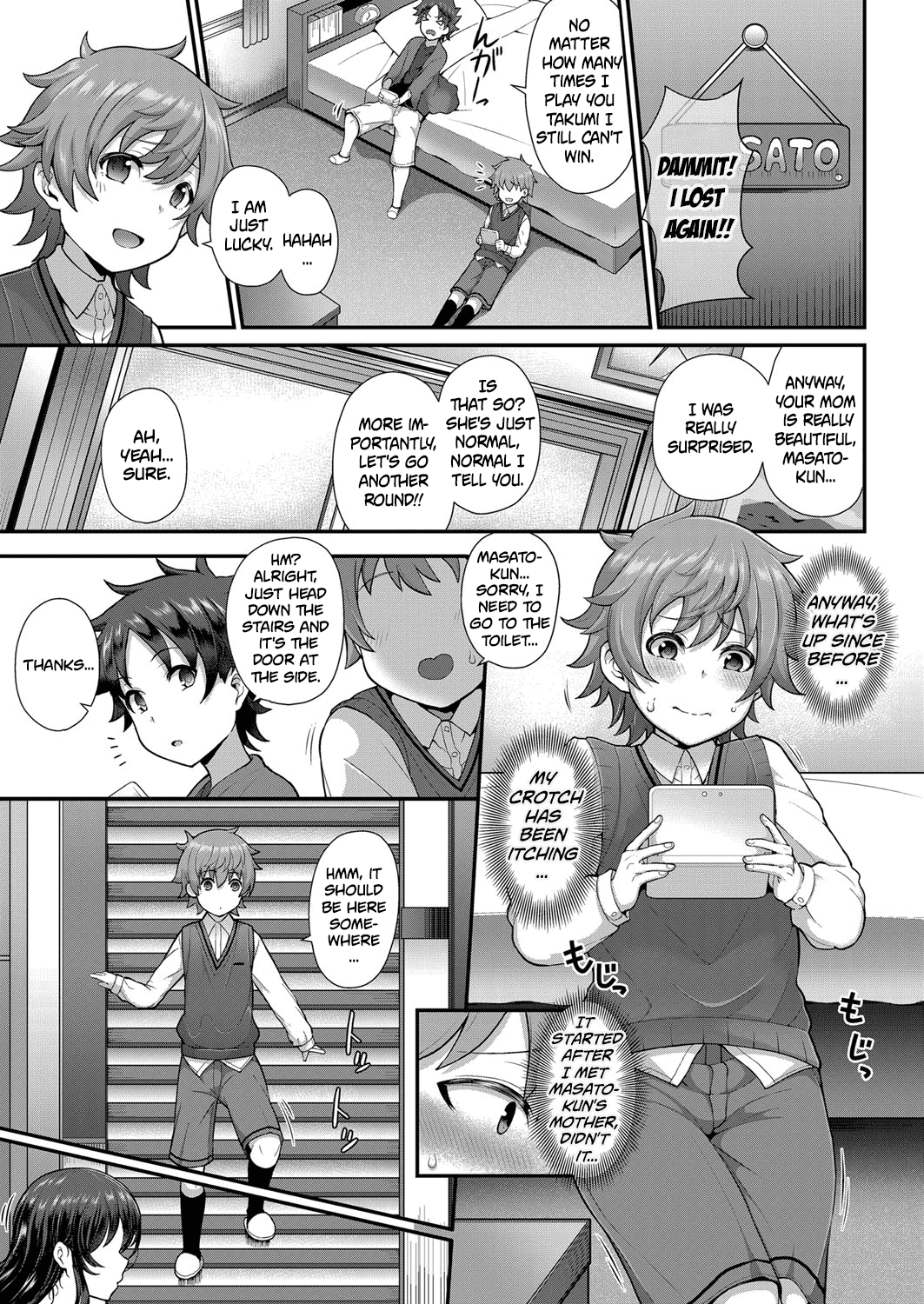 Tomo Haha to Asobo! ~Amakute Ecchi na Fudeoroshi~ | Playing With Your Friend's Mother! ~A Sweet and Naught Deflowering~ page 3 full