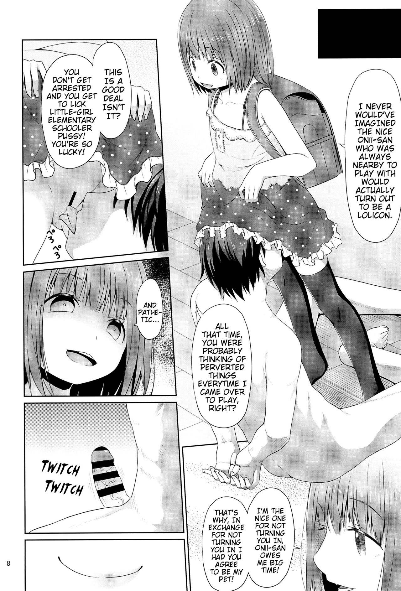Tonari no Heya ni Sundeiru Yasashii Onii-san wa Jitsu wa Lolicon Deshita | The Nice Onii-san Who Lives Next Door is Actually a Lolicon page 8 full
