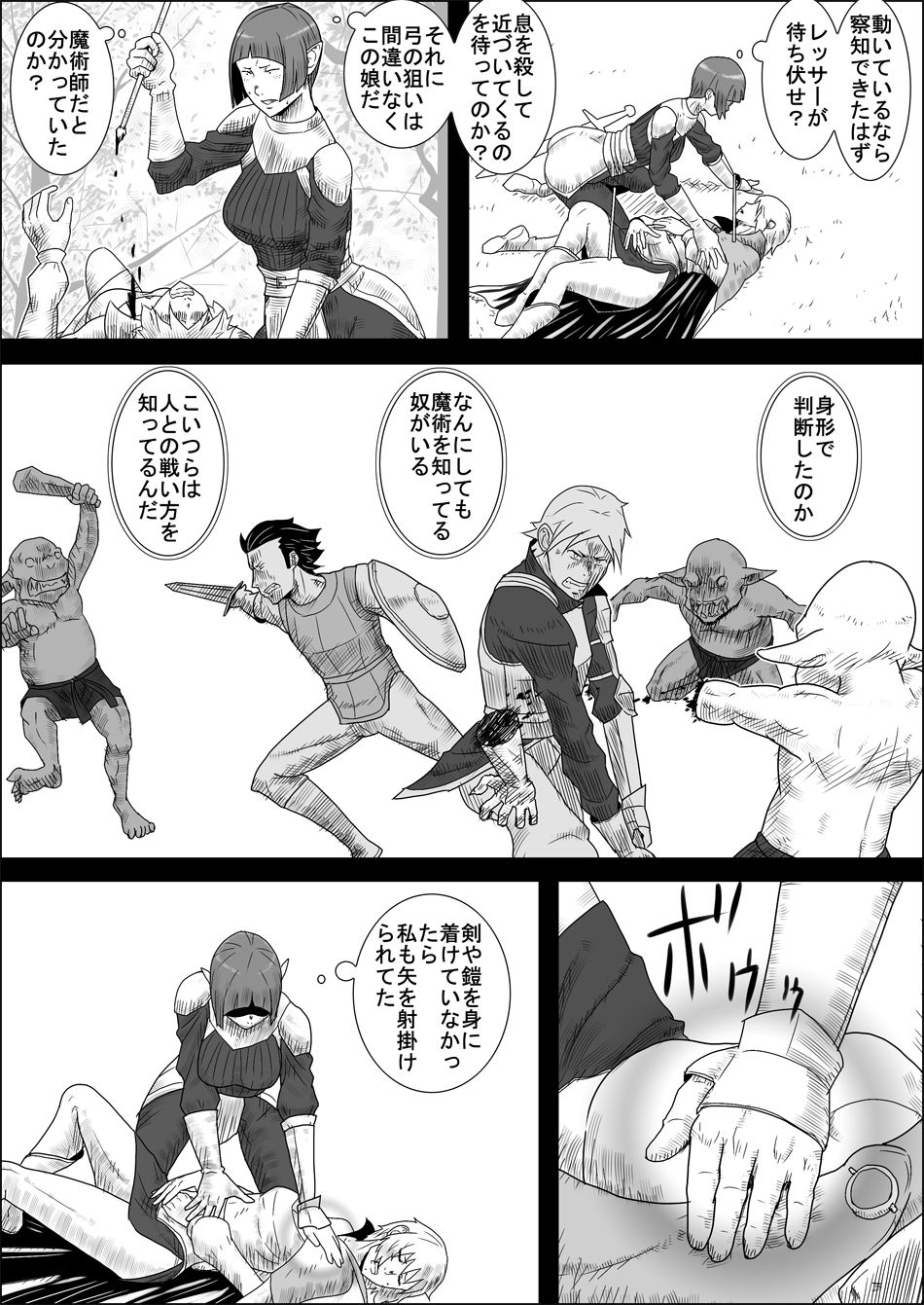 Mada Daimei no Nai Fantasy - Jimi na Elf to Minarai no Senshi II page 10 full