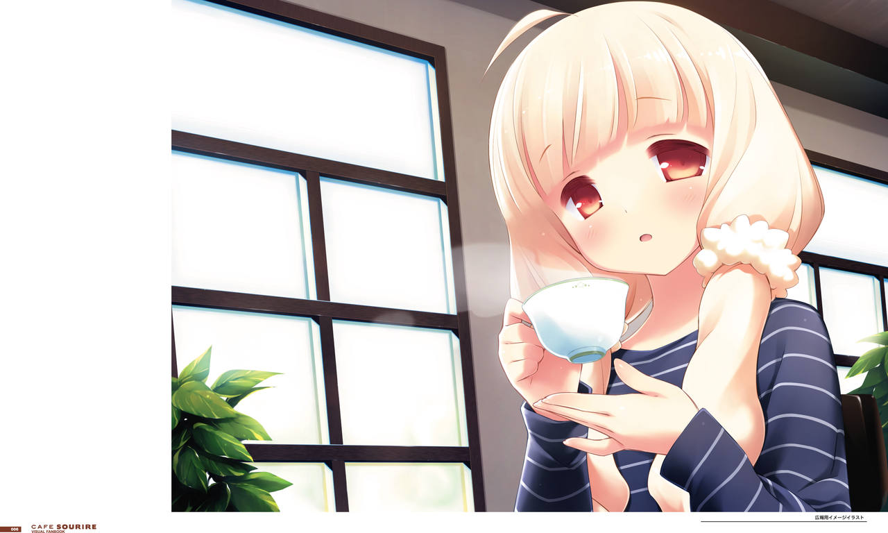 CAFE SOURIRE VISUAL FANBOOK page 8 full