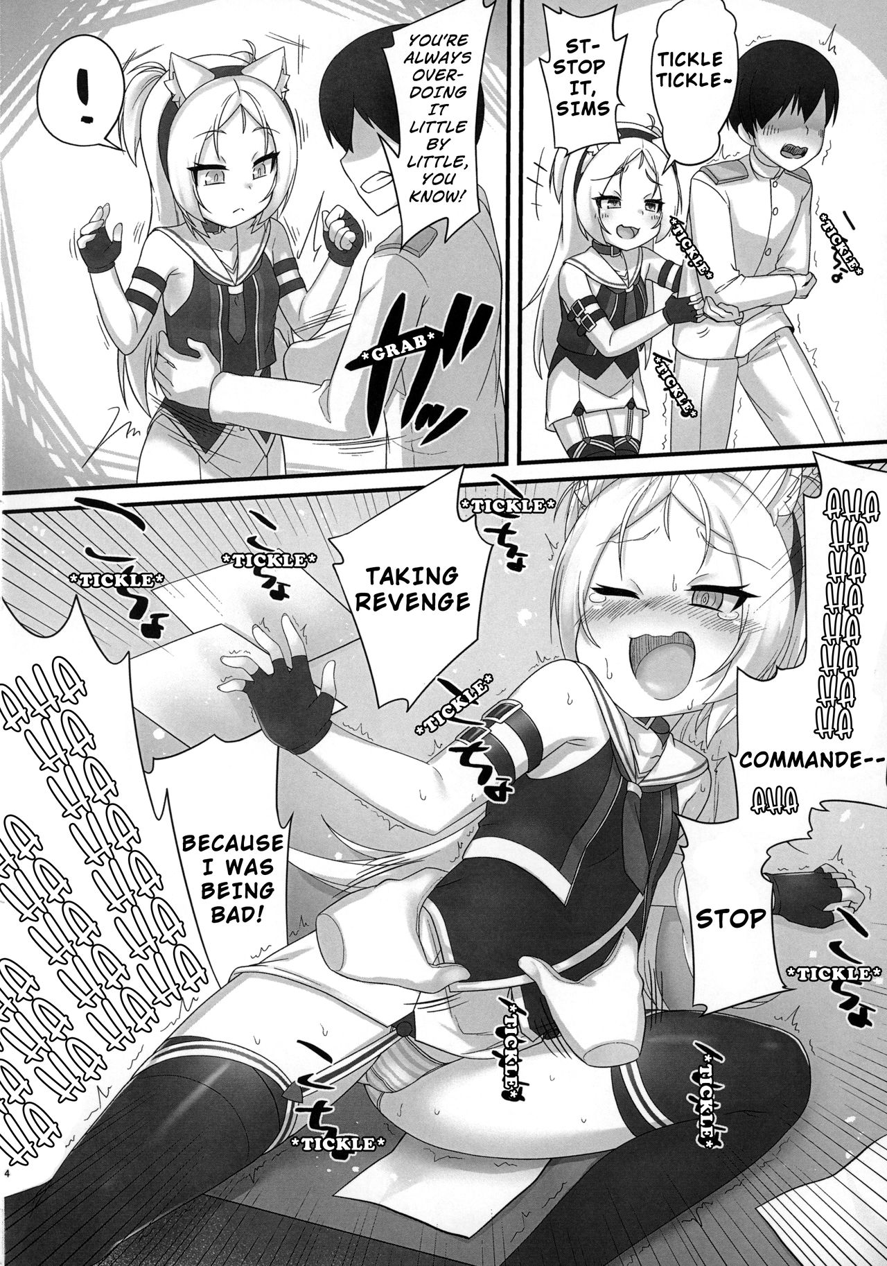 Shikikan-saa~ Kouiu no Suki desho? | Commander, Come On~ Don't You Love It Like This? page 4 full