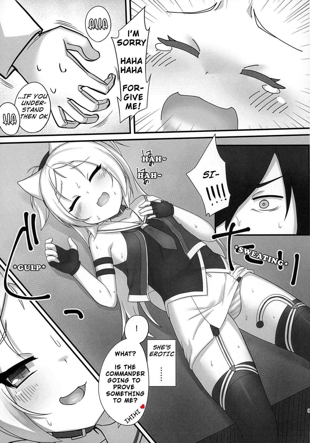 Shikikan-saa~ Kouiu no Suki desho? | Commander, Come On~ Don't You Love It Like This? page 5 full
