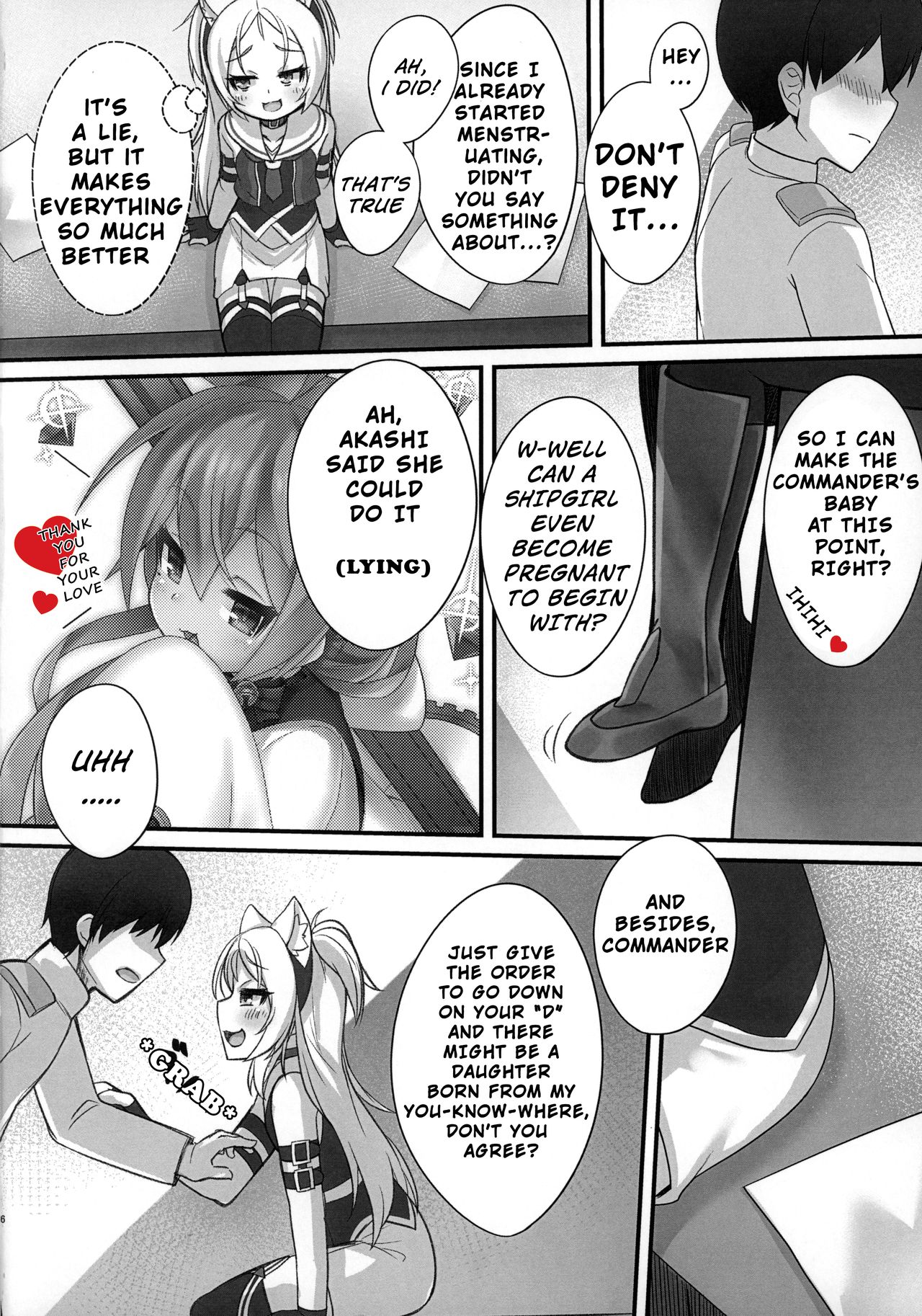 Shikikan-saa~ Kouiu no Suki desho? | Commander, Come On~ Don't You Love It Like This? page 6 full