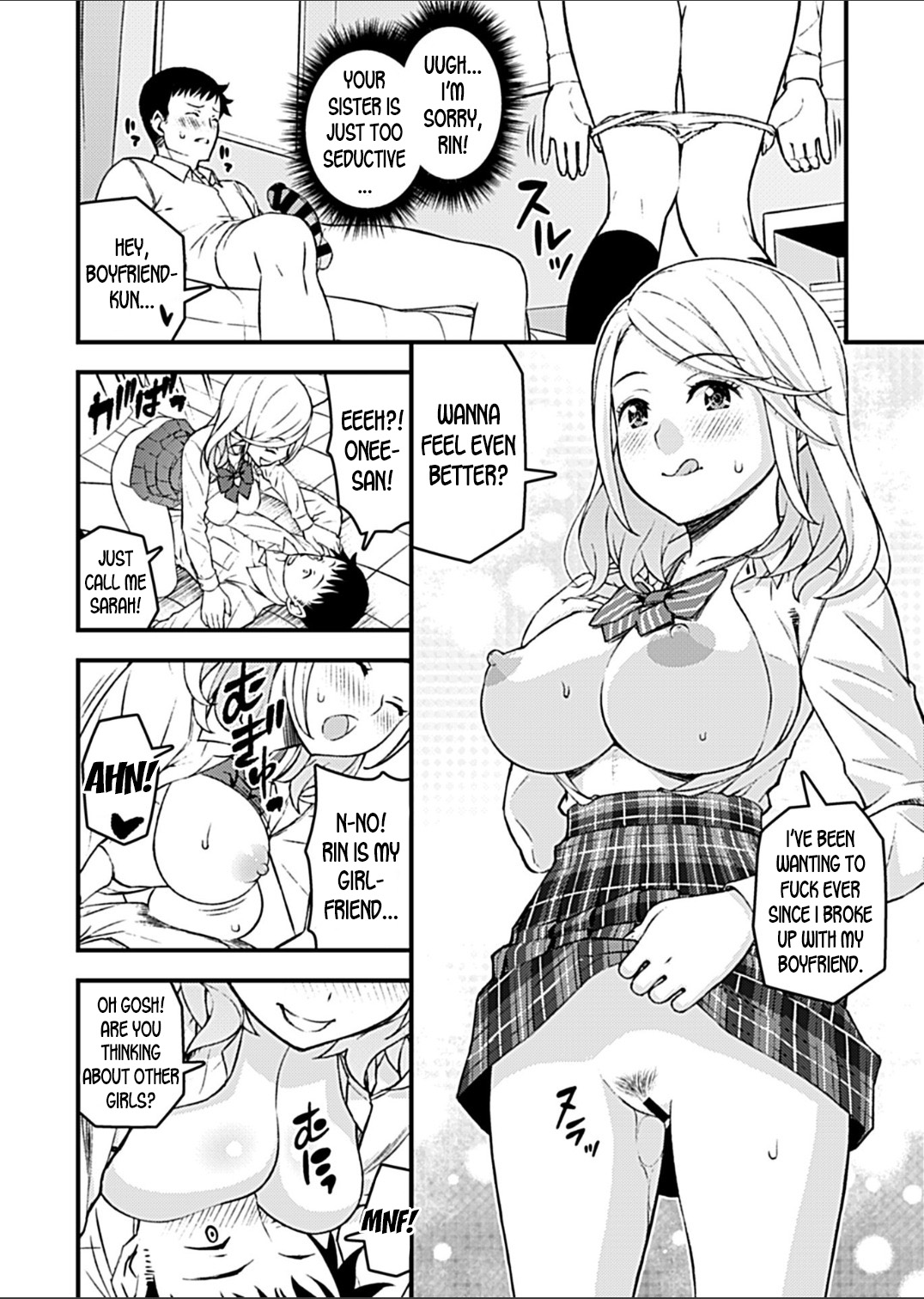 Kanojo no Gal na Onee-san ni Sasowareta node Shimashita. | My Girlfriend's Gal-like Onee-san Seduced Me and We had Sex page 10 full