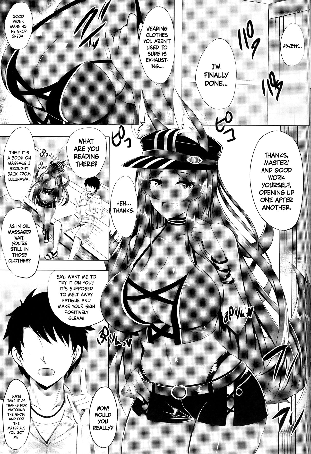 Kemomimi Hisho no Gohoubi Time | The Fluffy-Eared Secretary's Reward page 4 full