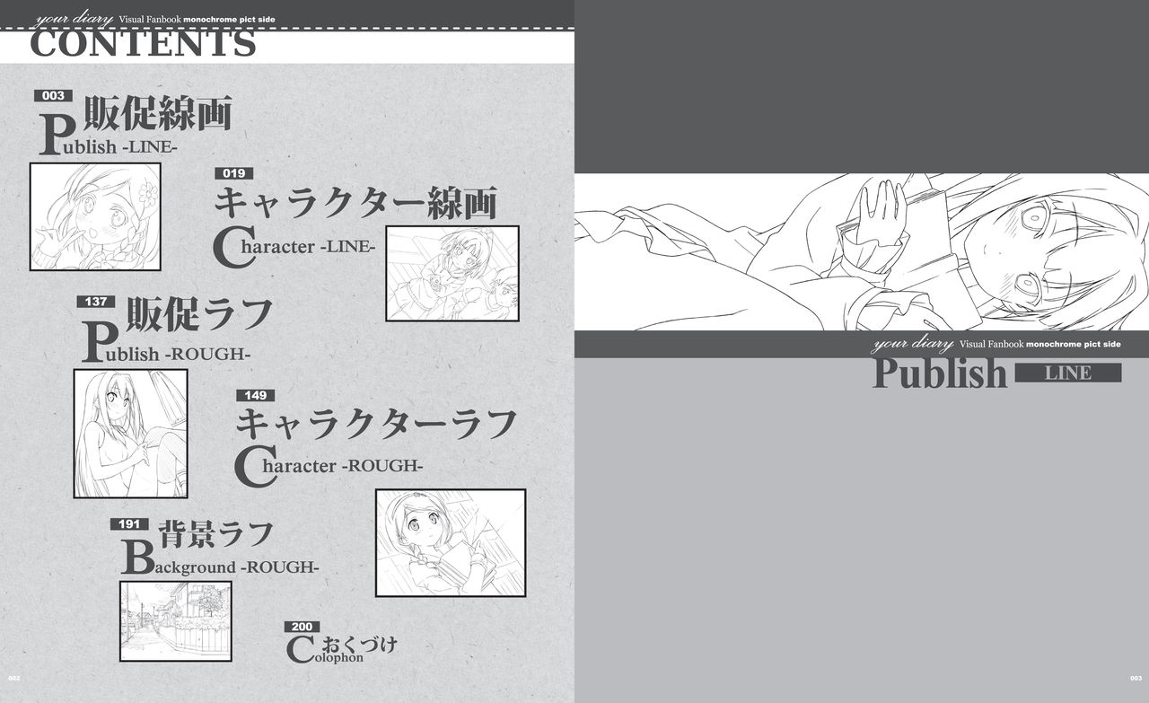 your diary Visual Fanbook page 6 full