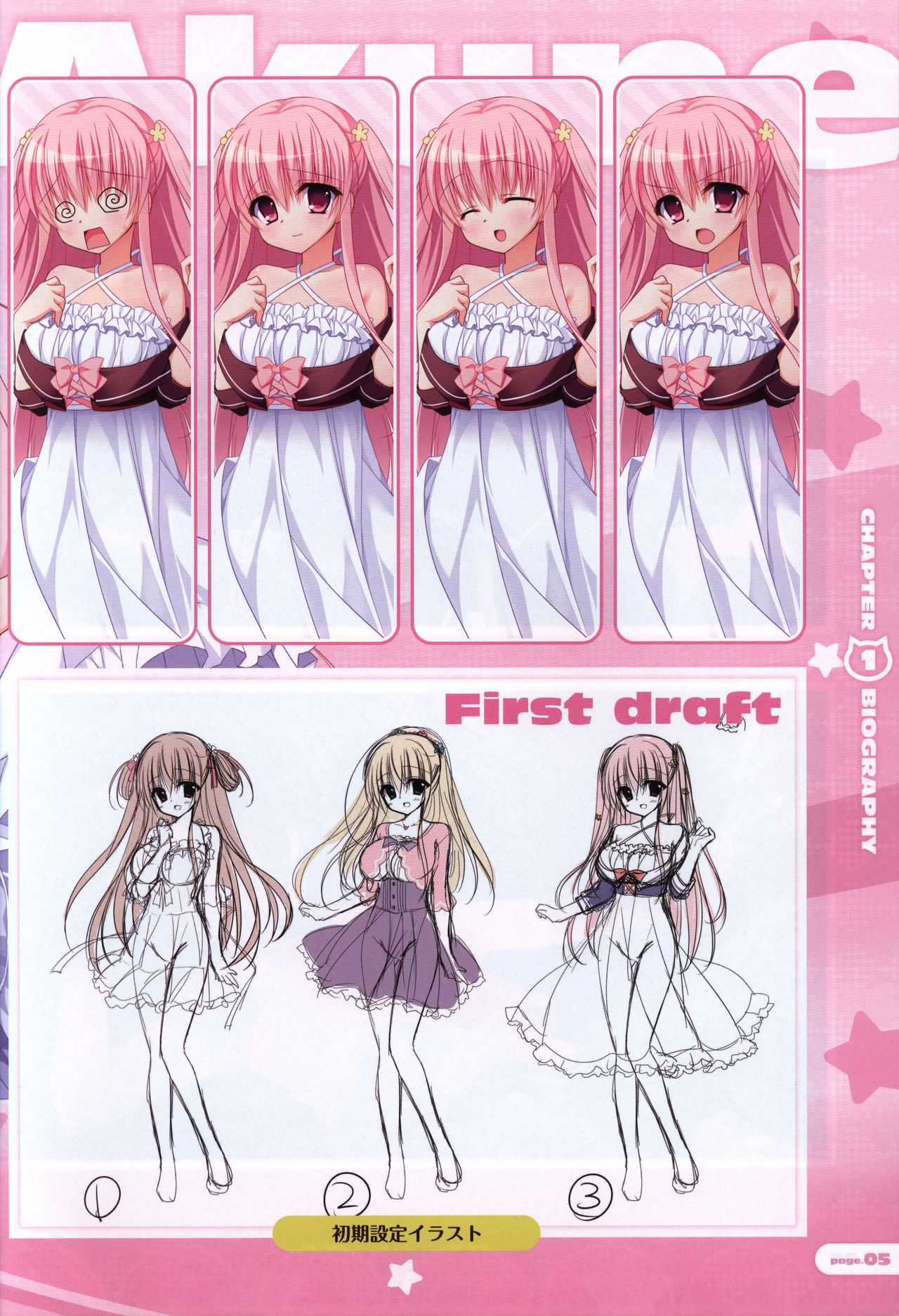 CORONA BLOSSOM Artbook Vol.1 page 6 full