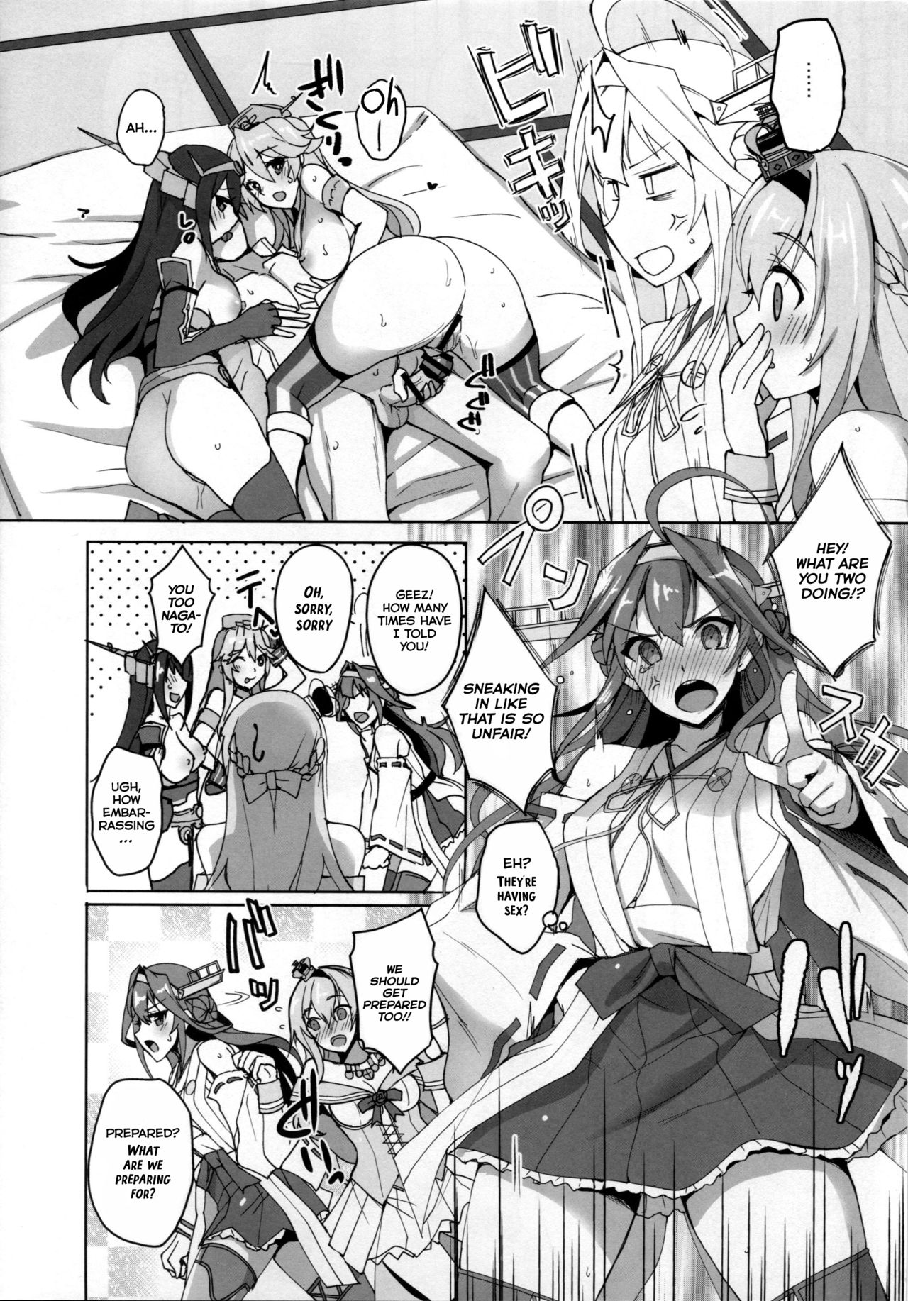 Warspite to Hajimete no Senkan Harem Yasen Seikatsu page 3 full