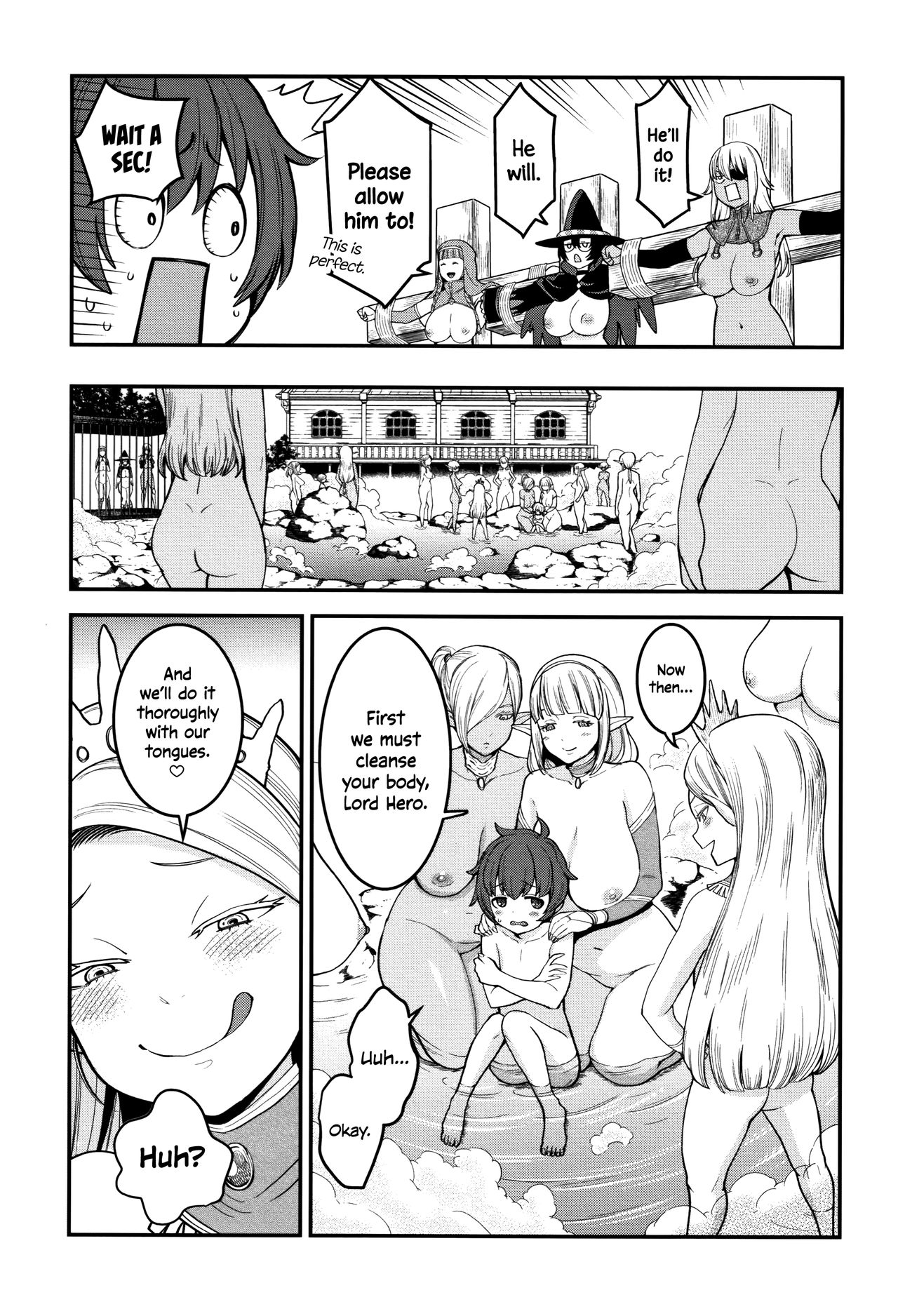 ChinTrai Quest II ~Shota Yuusha Elf no Sato de Dairankou~ | Dick Training Quest II ~Little Hero's Huge Orgy At the Elf Village~   =TLL + mrwayne= page 9 full