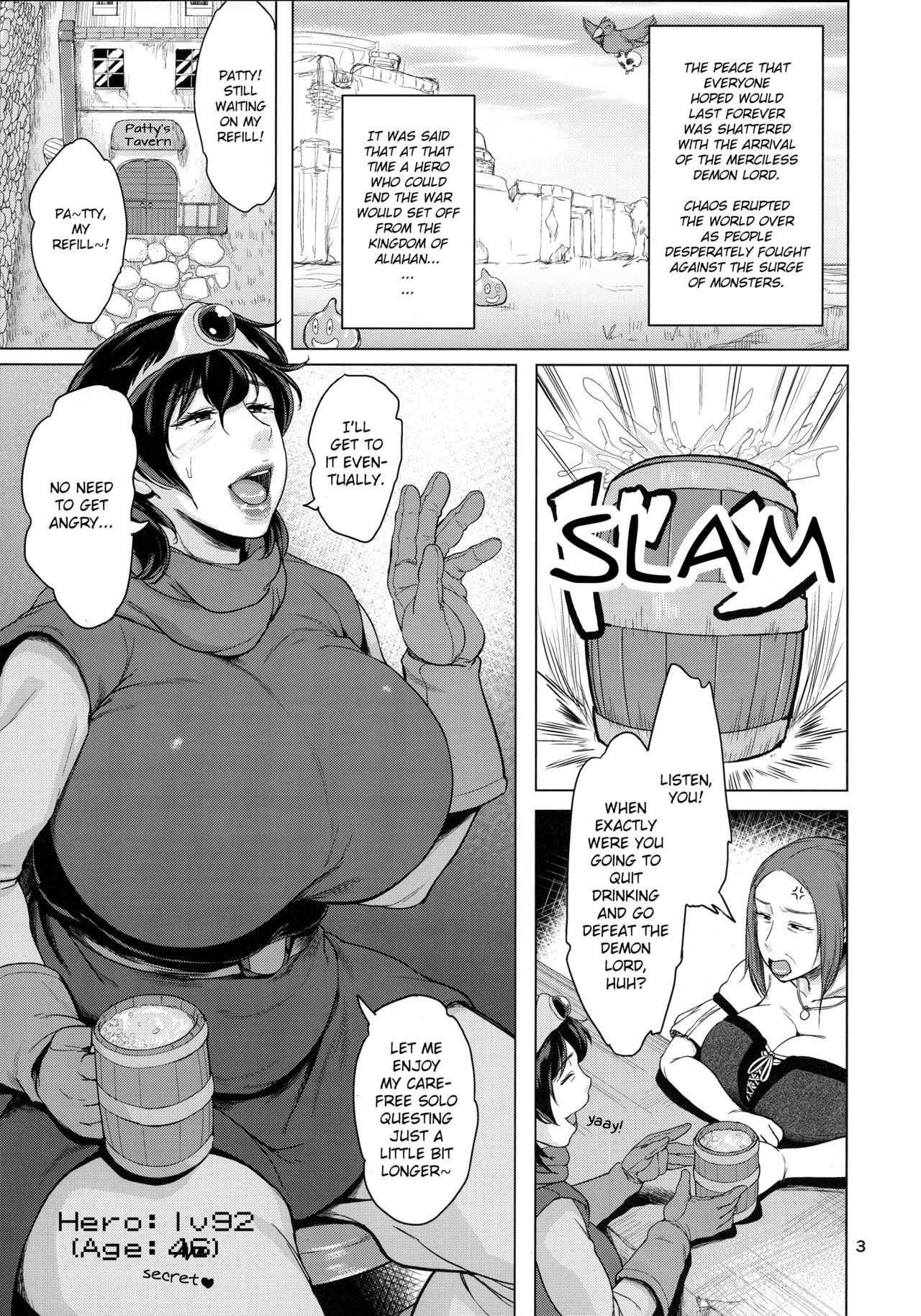 Juku Yuusha-sama to Boku | Milf Hero and Me page 2 full