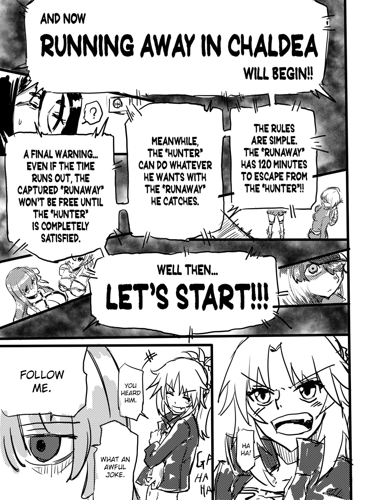 Tousouchuu in Chaldea  | Running away in Chaldea page 3 full