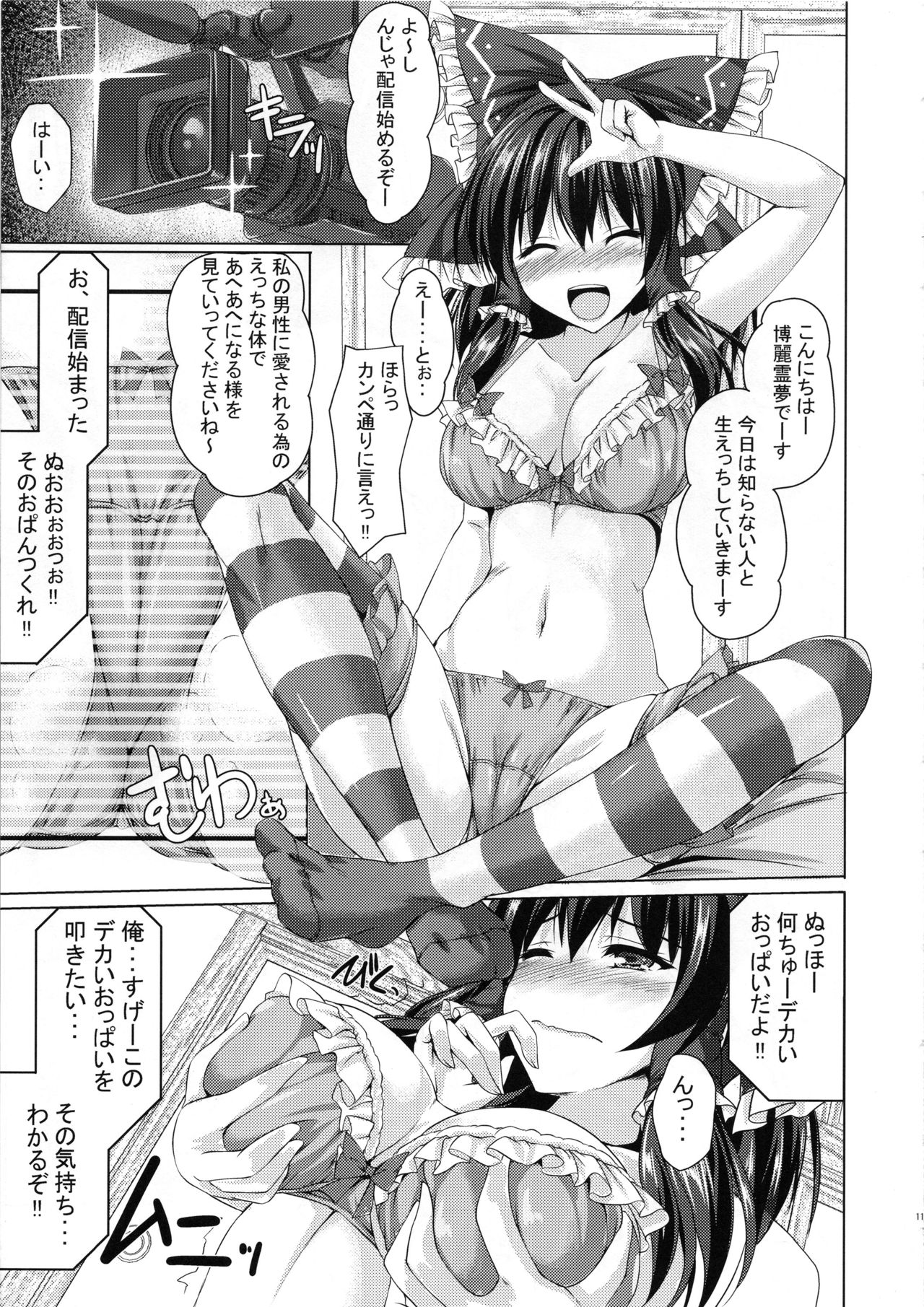 Reimu ga Haishin o Hajimeta You desu. page 10 full