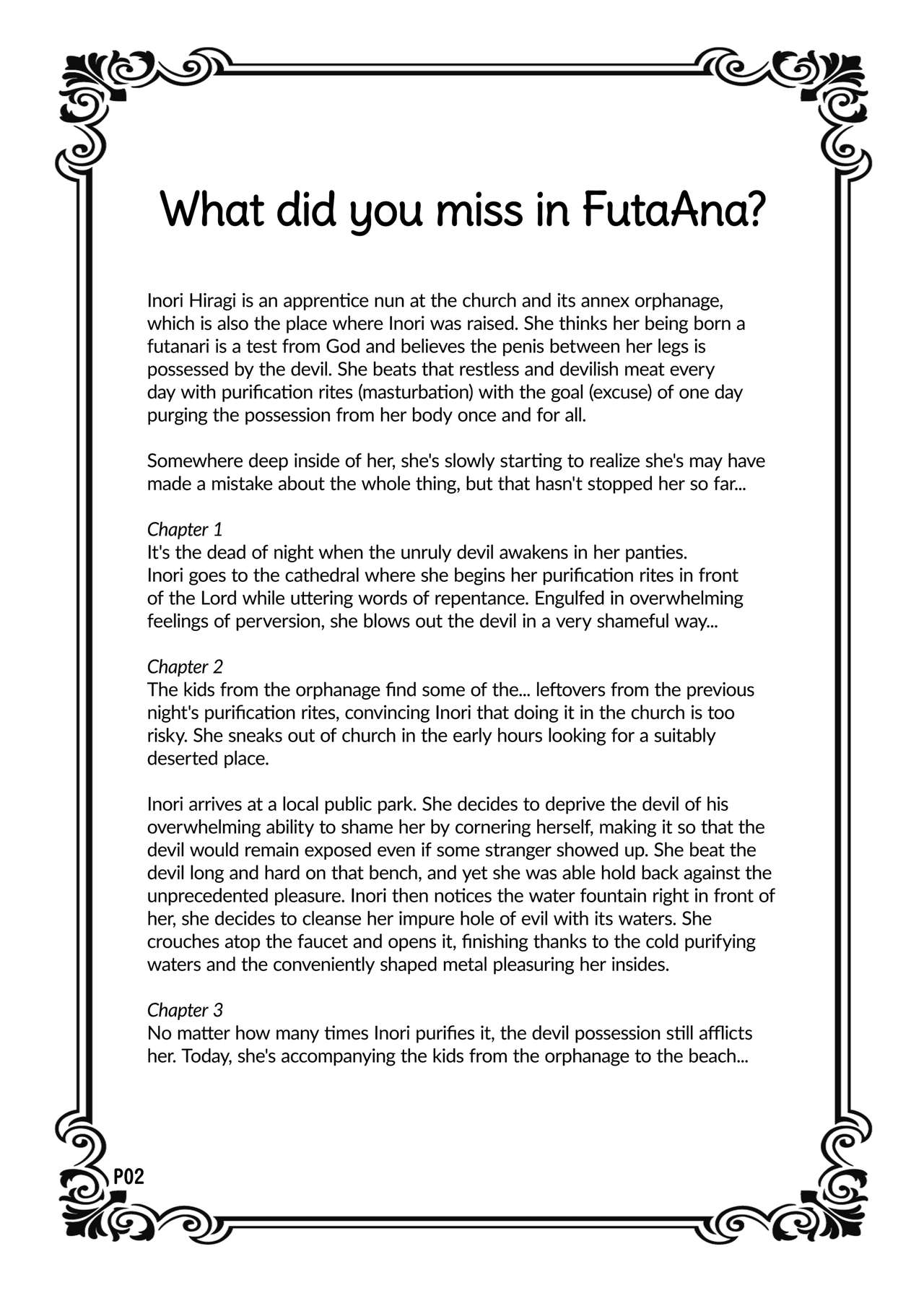 FutaAna ††† | FutaAna - A Certain Futanari Nun's Anal Masturbation Records - Chapter 3 page 3 full