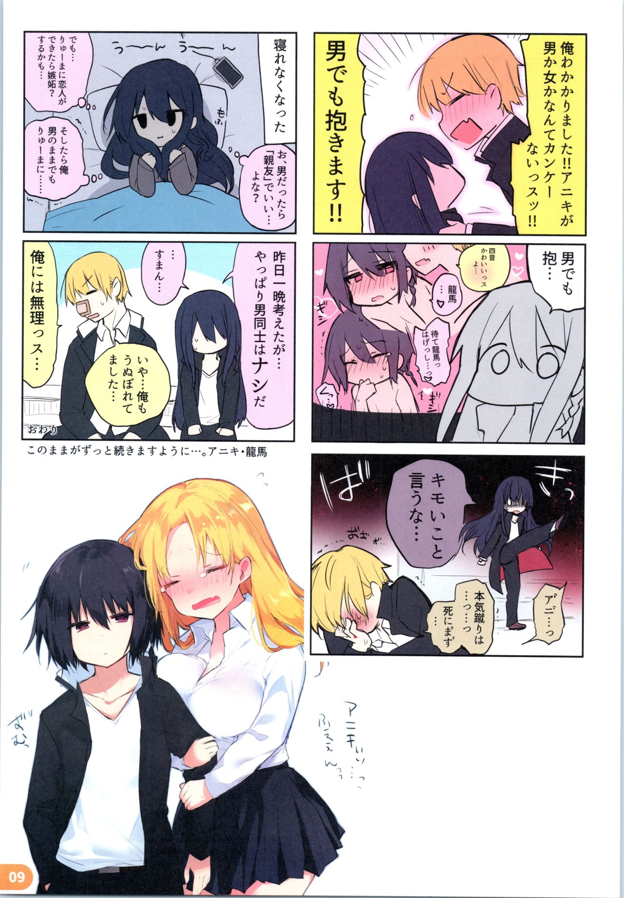 Rakugaki 4-koma Aniki to Ore to Twitter Sairokubon page 8 full