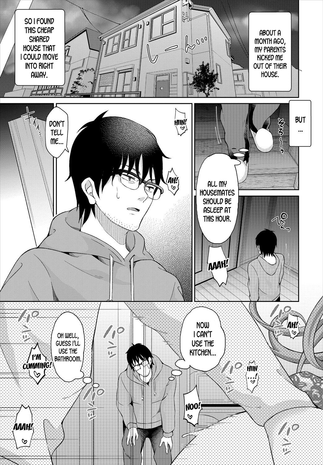 InCha na Ore ga Madougu o Tsukatte Share House de Harem o Tsukutte Mita. | I, a gloomy person, used a magical item to create my own harem in the shared house! Ch. 1 page 3 full