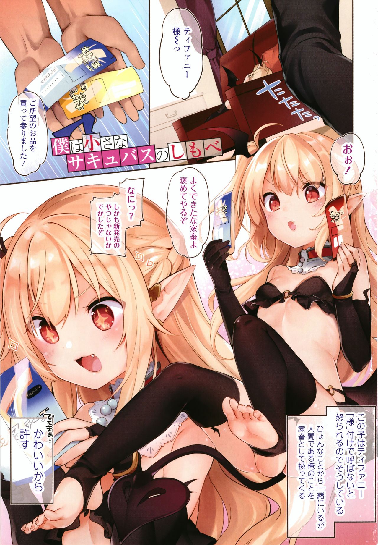 Boku wa Chiisana Succubus no Shimobe - I am a slave of a small succubus page 4 full