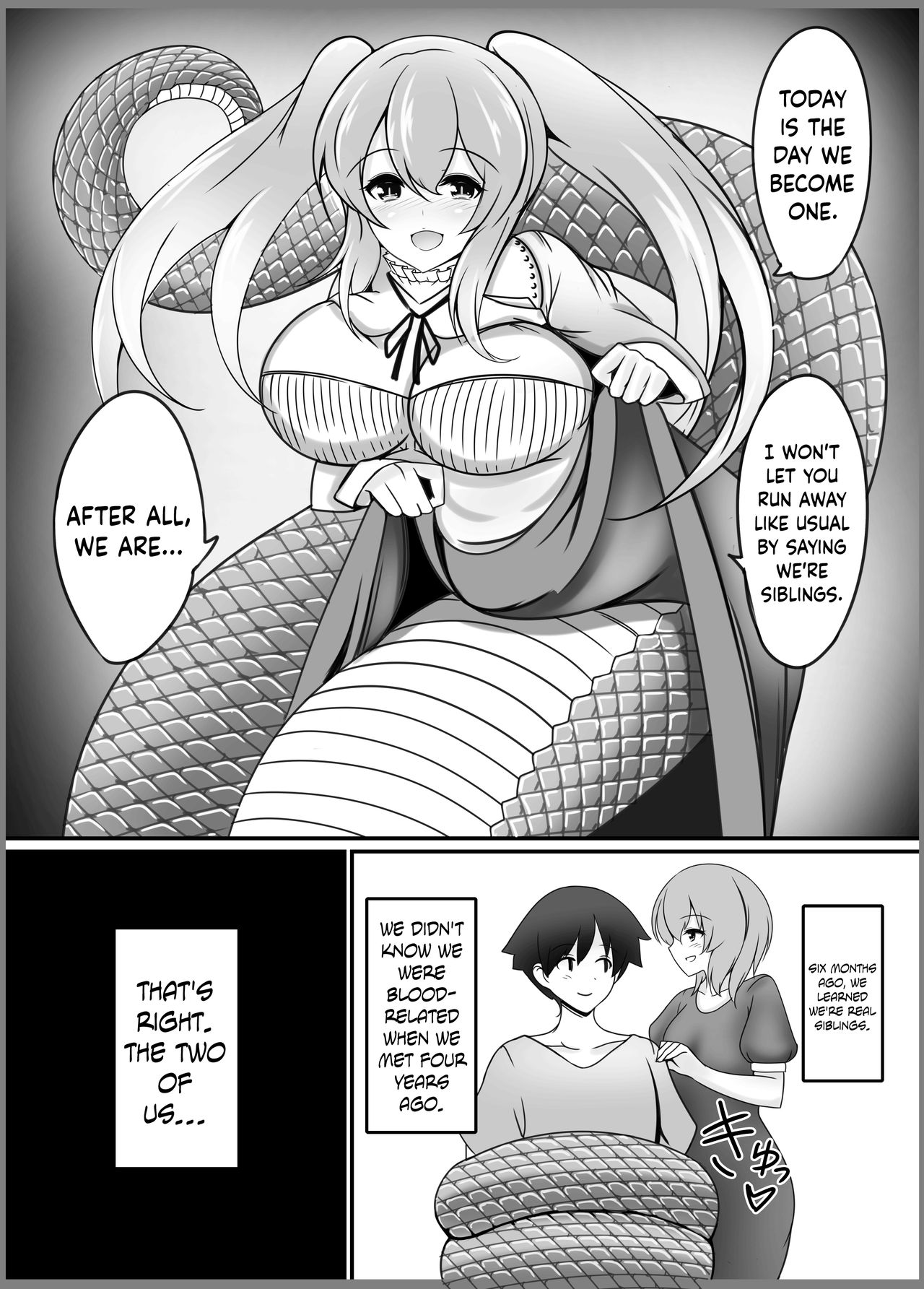 Imoja no Kyuaiketsubi | A Lamia's Tail Ties the Knot page 4 full
