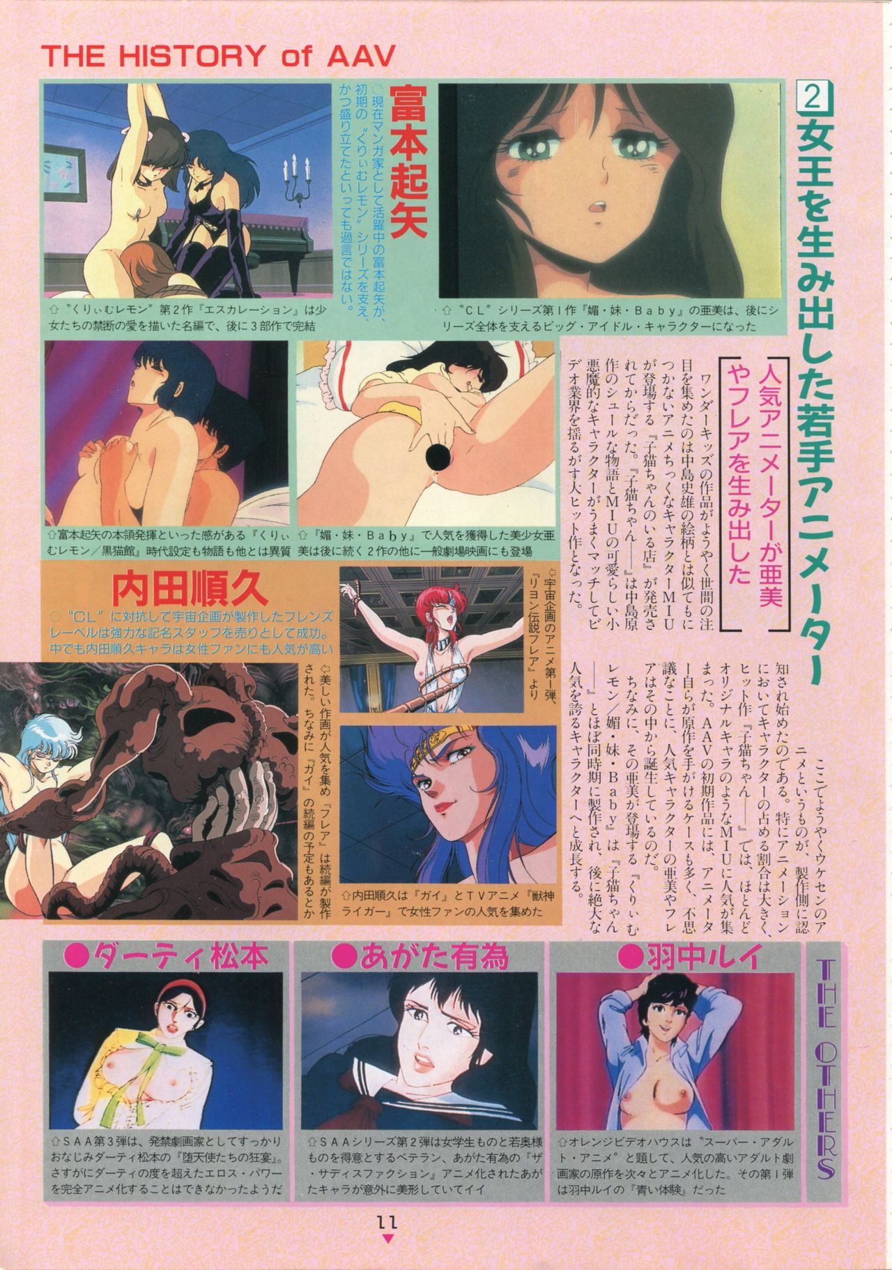 Bishoujo Anime Daizenshuu - Adult Animation Video Catalog 1991 page 7 full