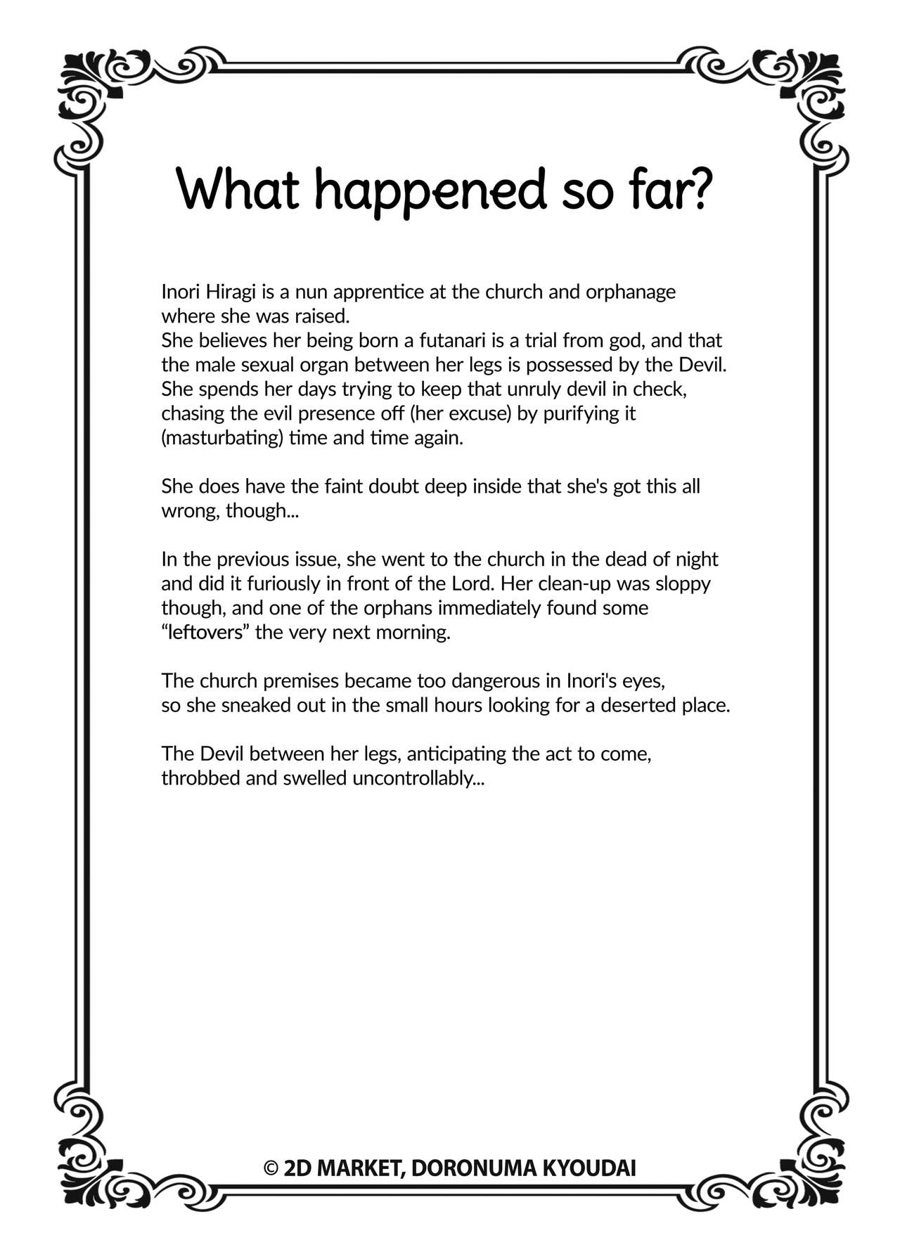 FutaAna †† | FutaAna - A Certain Futanari Nun's Anal Masturbation Records - Chapter 2 page 3 full