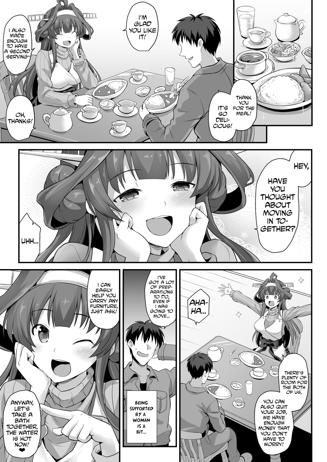 Kongou-chan to Love Love Shinkon Play page 4 full