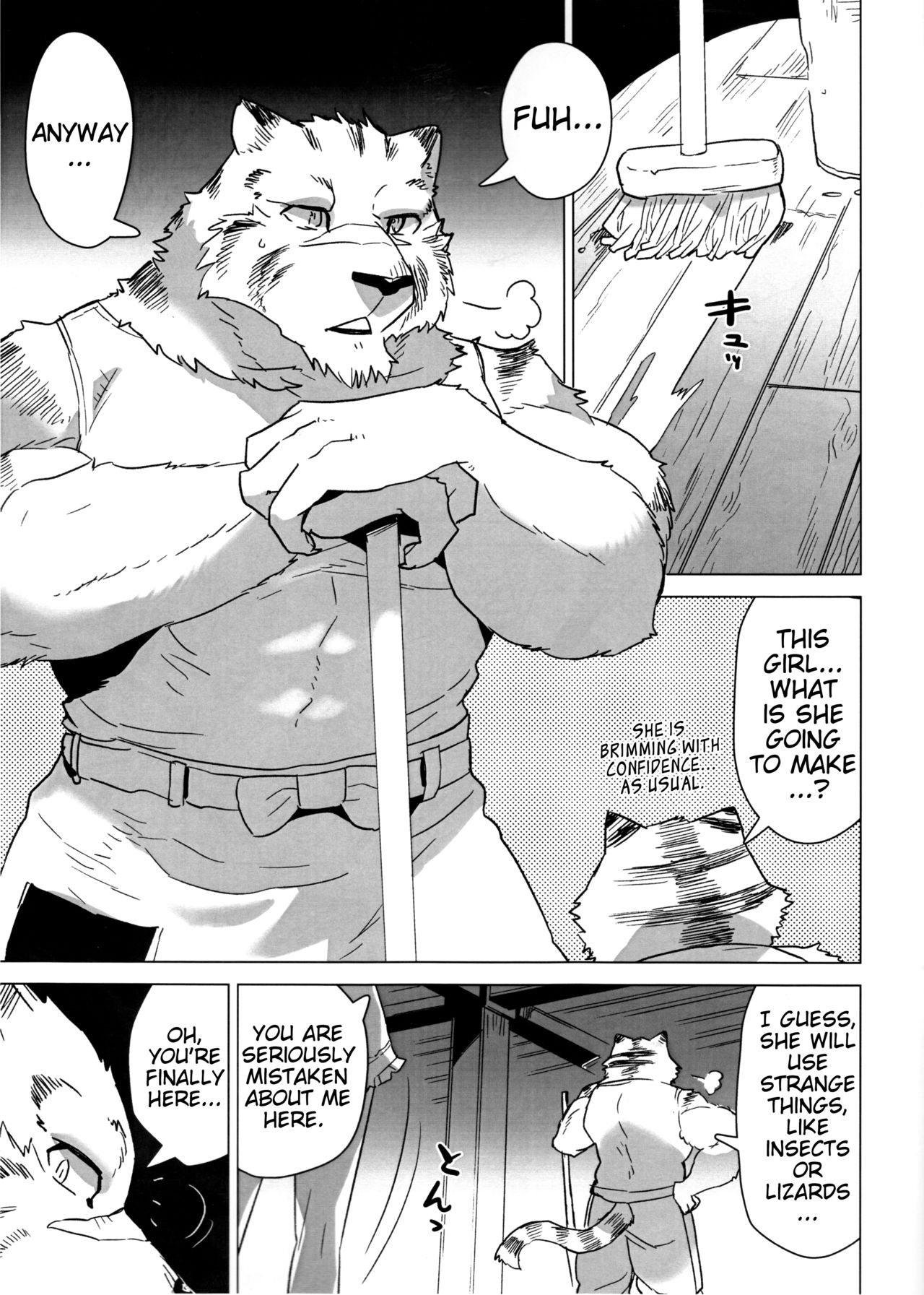 Suezen kuwanu wa kemono no haji | Not eating the meat set before him is a beast's shame page 6 full