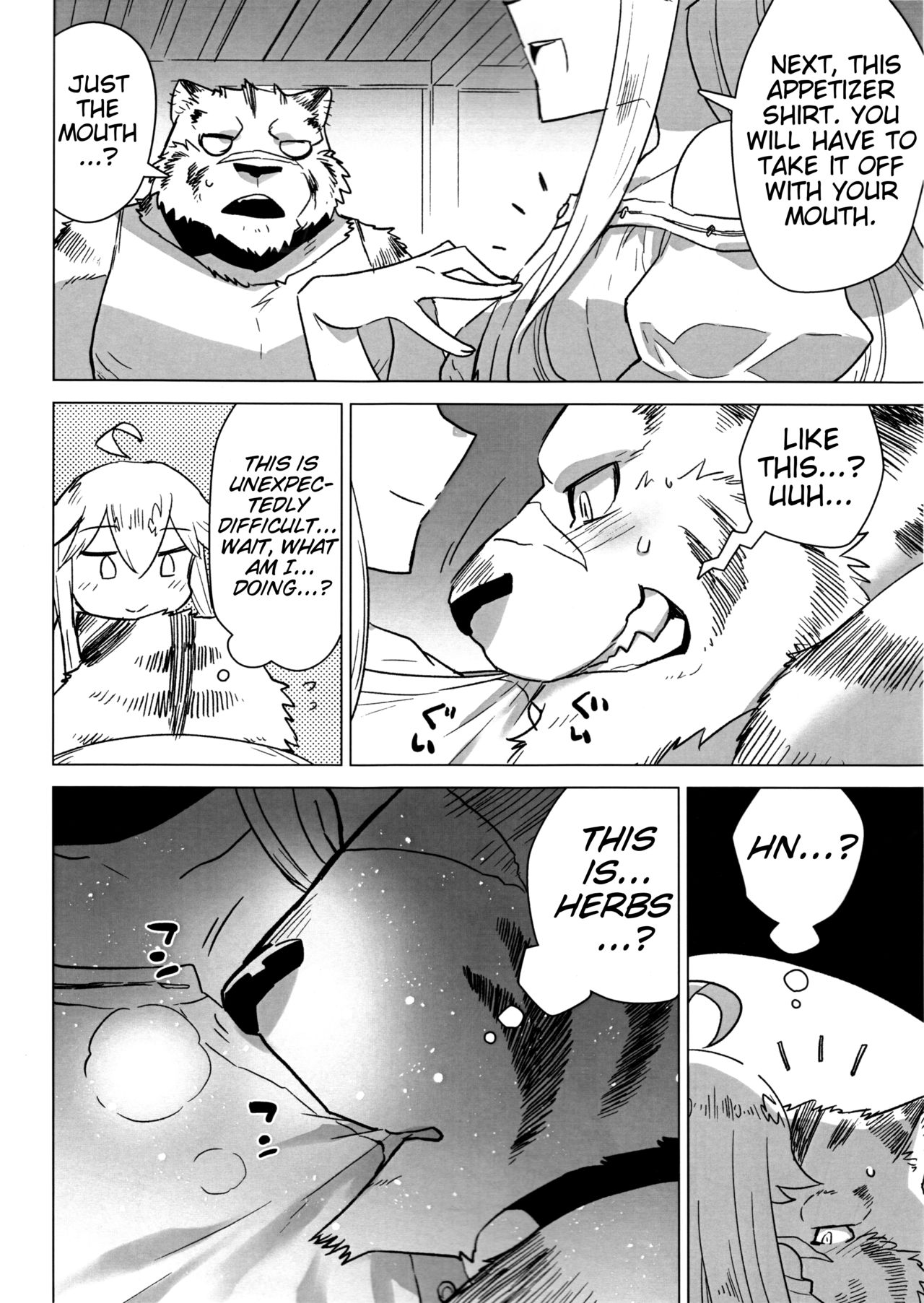 Suezen kuwanu wa kemono no haji | Not eating the meat set before him is a beast's shame page 9 full