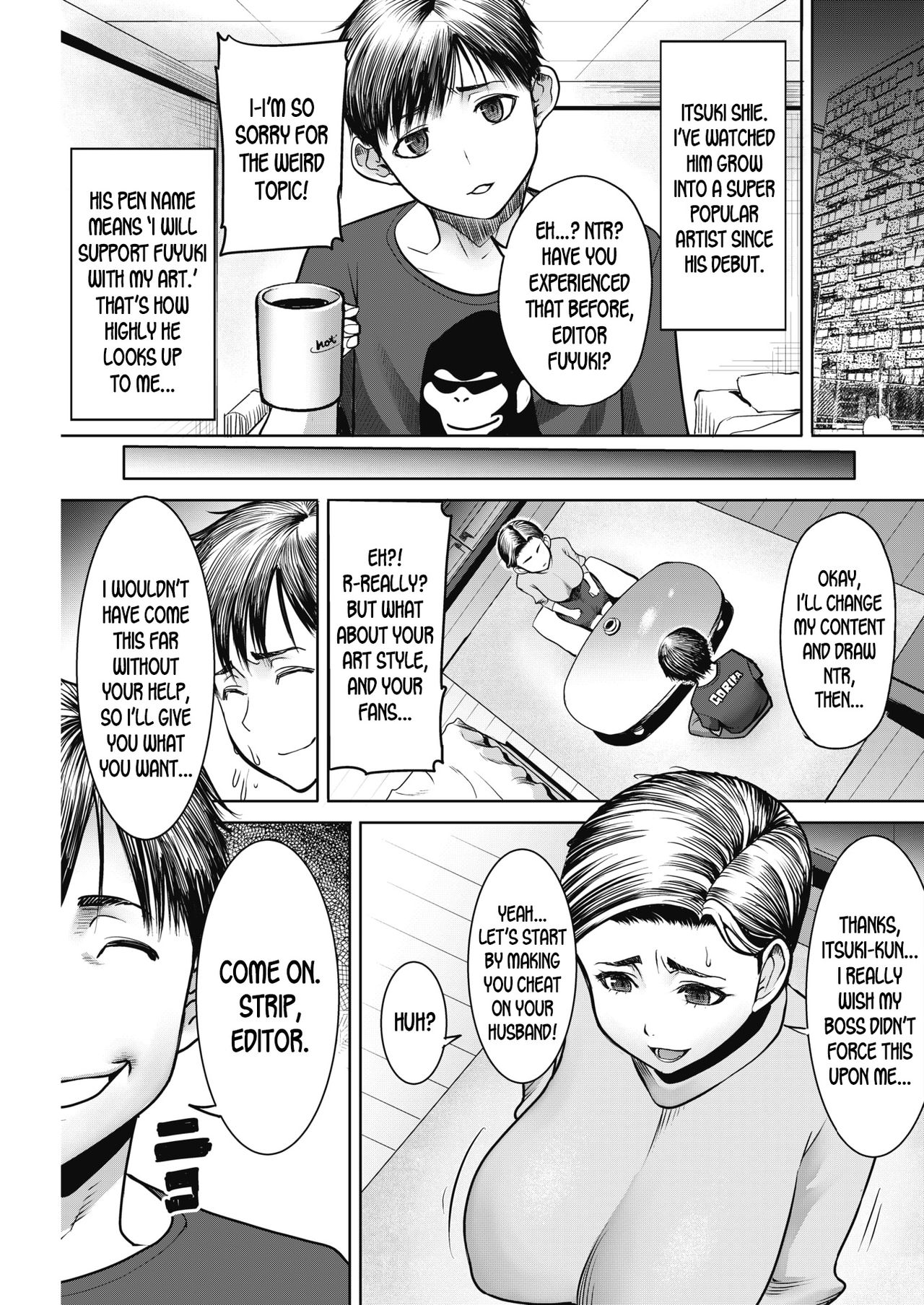 Onna Henshuuchou / Fuyuki Akira no Netotare Manga Seisaku no Michi | Female Editor-in-Chief Fuyuki Akira’s Way of Creating NTR Manga! page 3 full